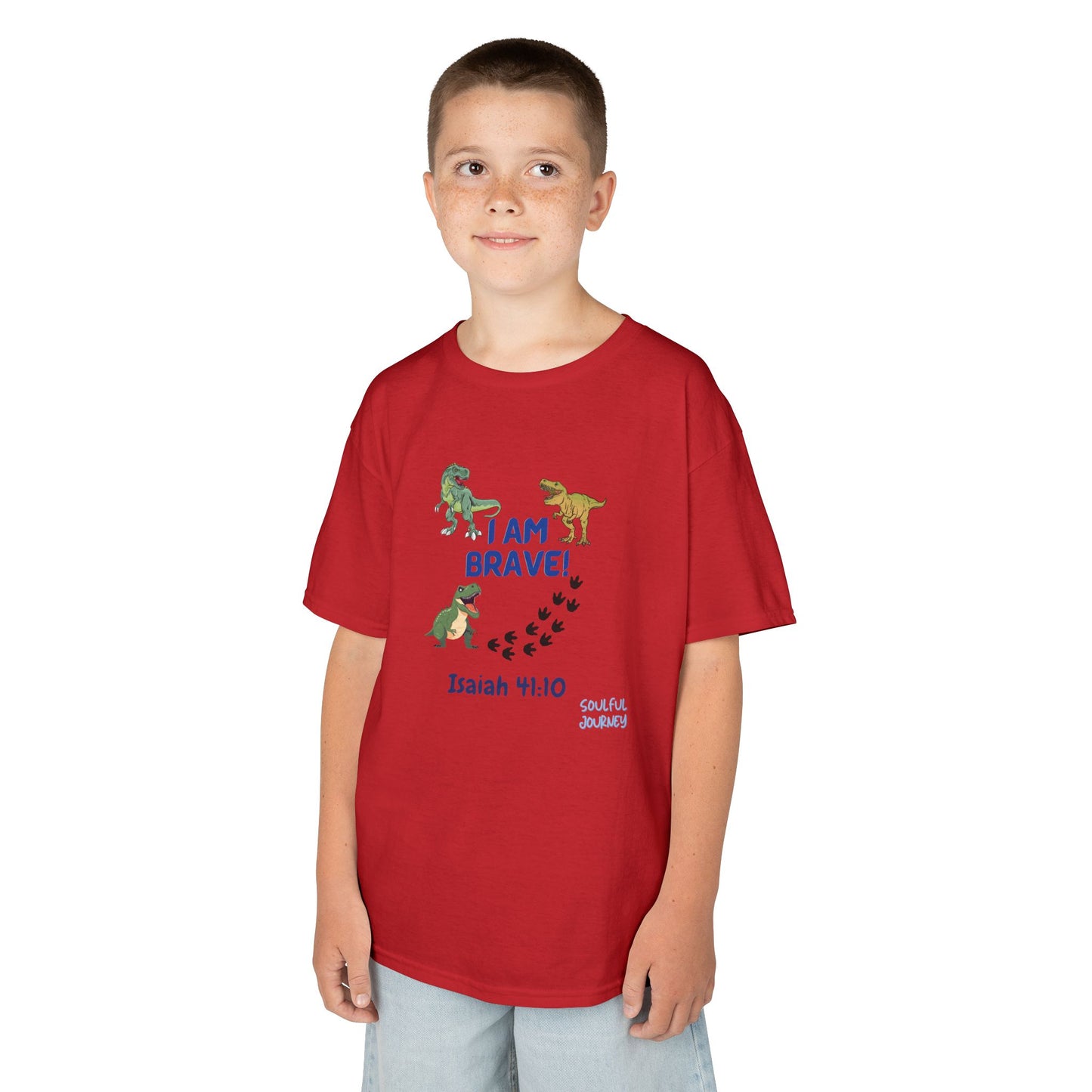 I Am Brave! Boy, Youth Size, Cotton, T-Shirt. -Soulful Journey!