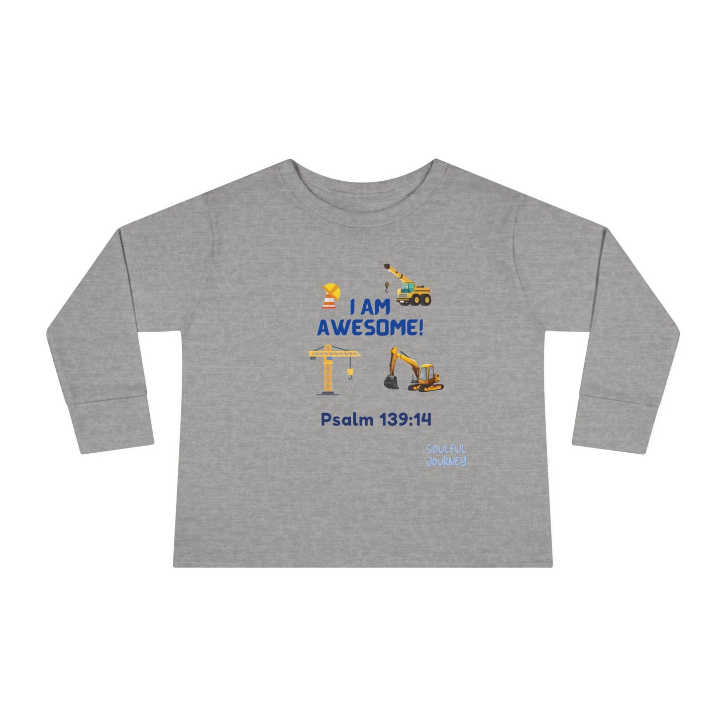 I Am Awesome! Little Kid/Toddler, Long Sleeve Tee. -Soulful Journey!