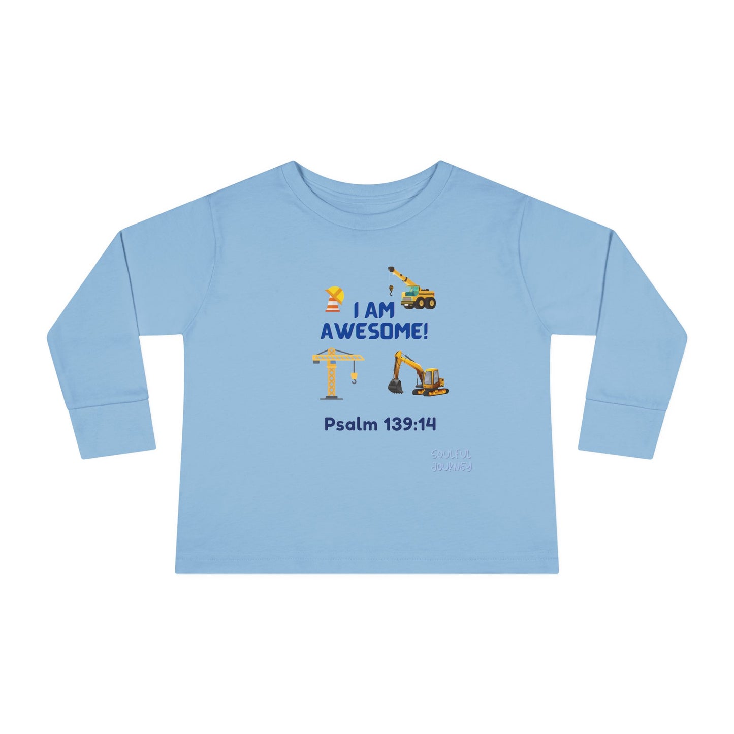 I Am Awesome! Little Kid/Toddler, Long Sleeve Tee. -Soulful Journey!