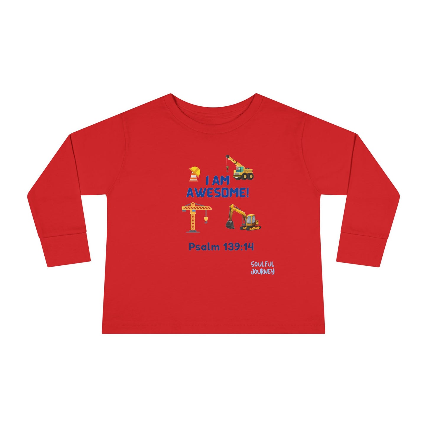 I Am Awesome! Little Kid/Toddler, Long Sleeve Tee. -Soulful Journey!