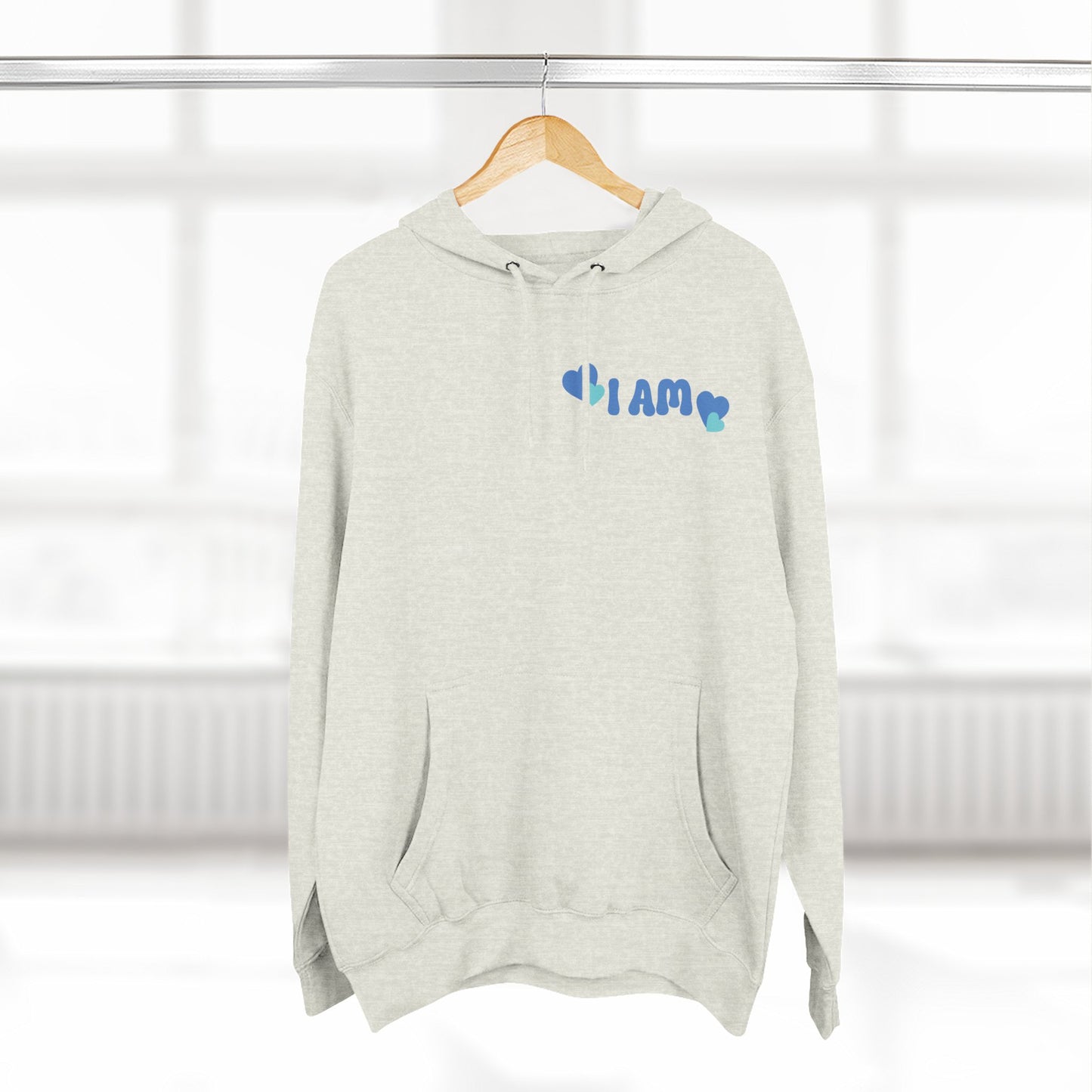 I Am Loved! Unisex Sizing, Fleece Hoodie. -Soulful Journey!