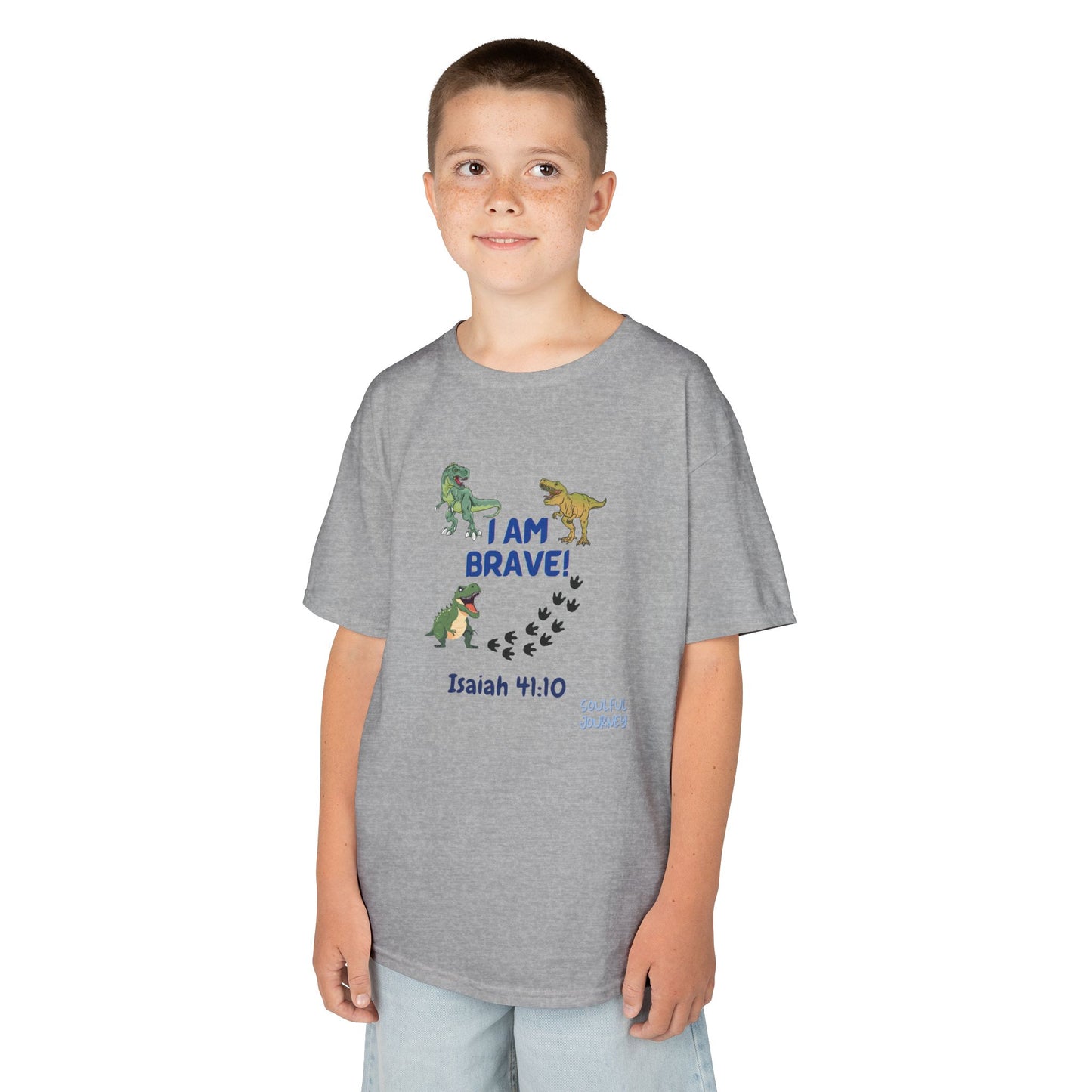 I Am Brave! Boy, Youth Size, Cotton, T-Shirt. -Soulful Journey!