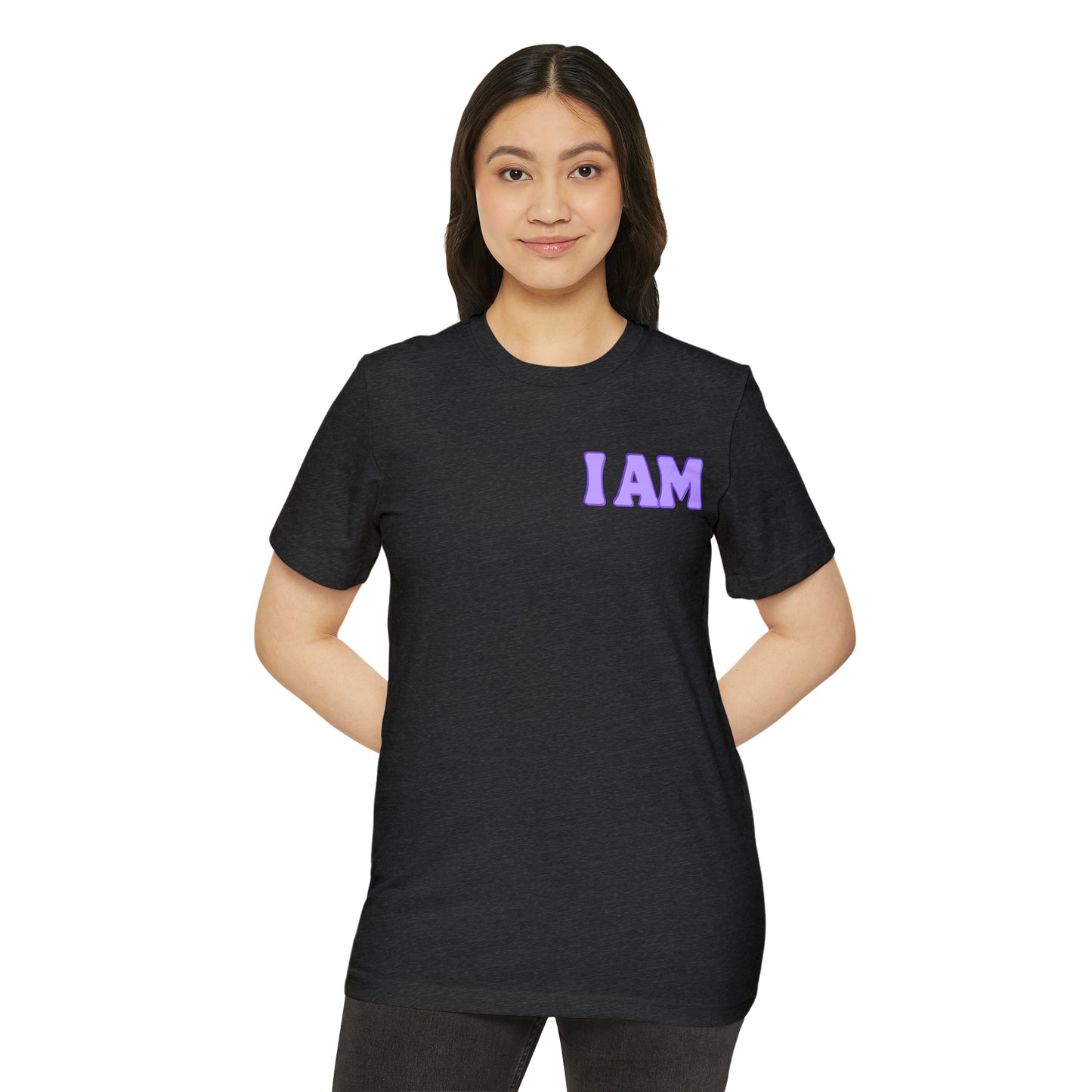 Unisex Recycled Organic T-Shirt. I AM WORTHY! Soulful Journey