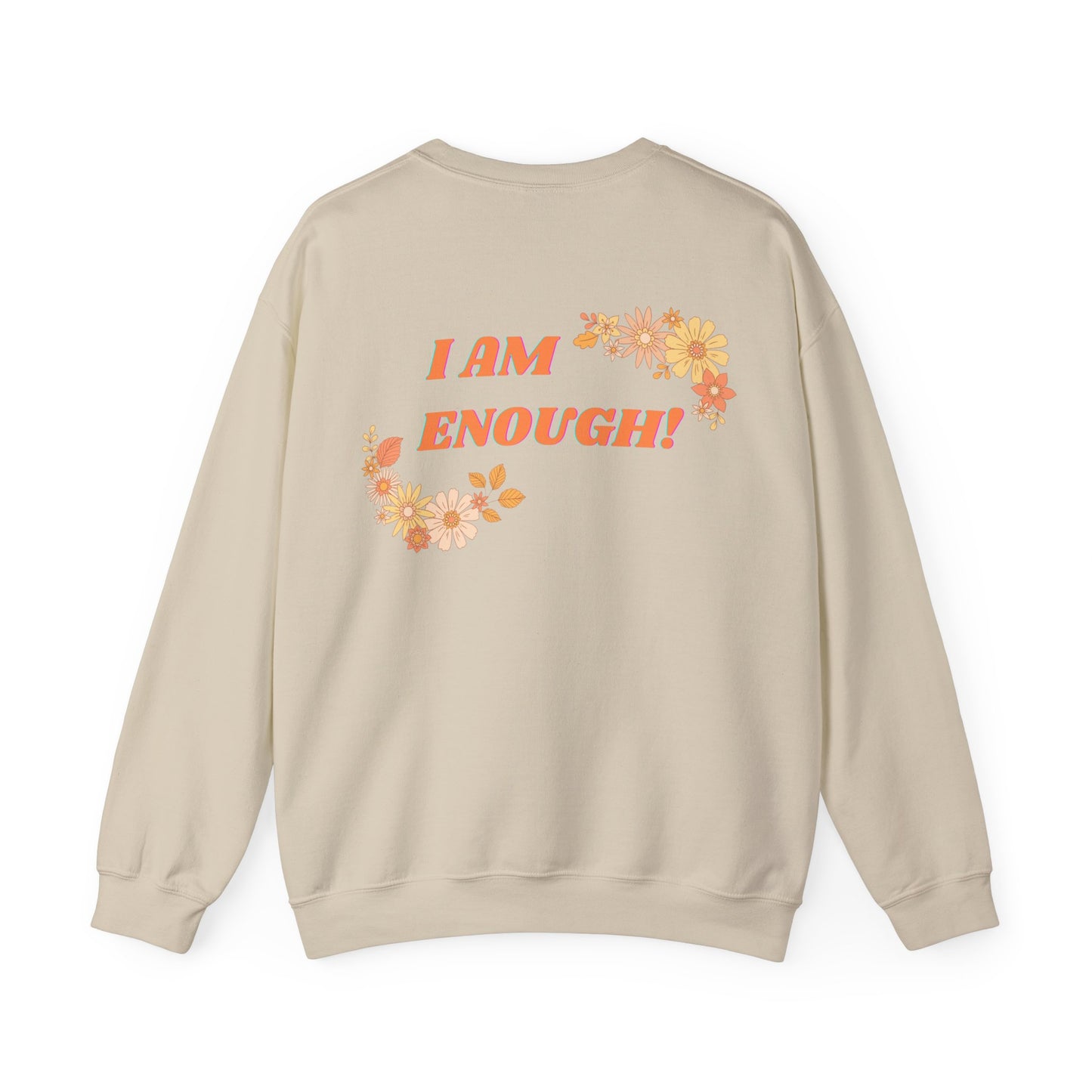 Unisex Heavy Blend™ Crewneck Sweatshirt I Am Enough! SOULFUL JOURNEY