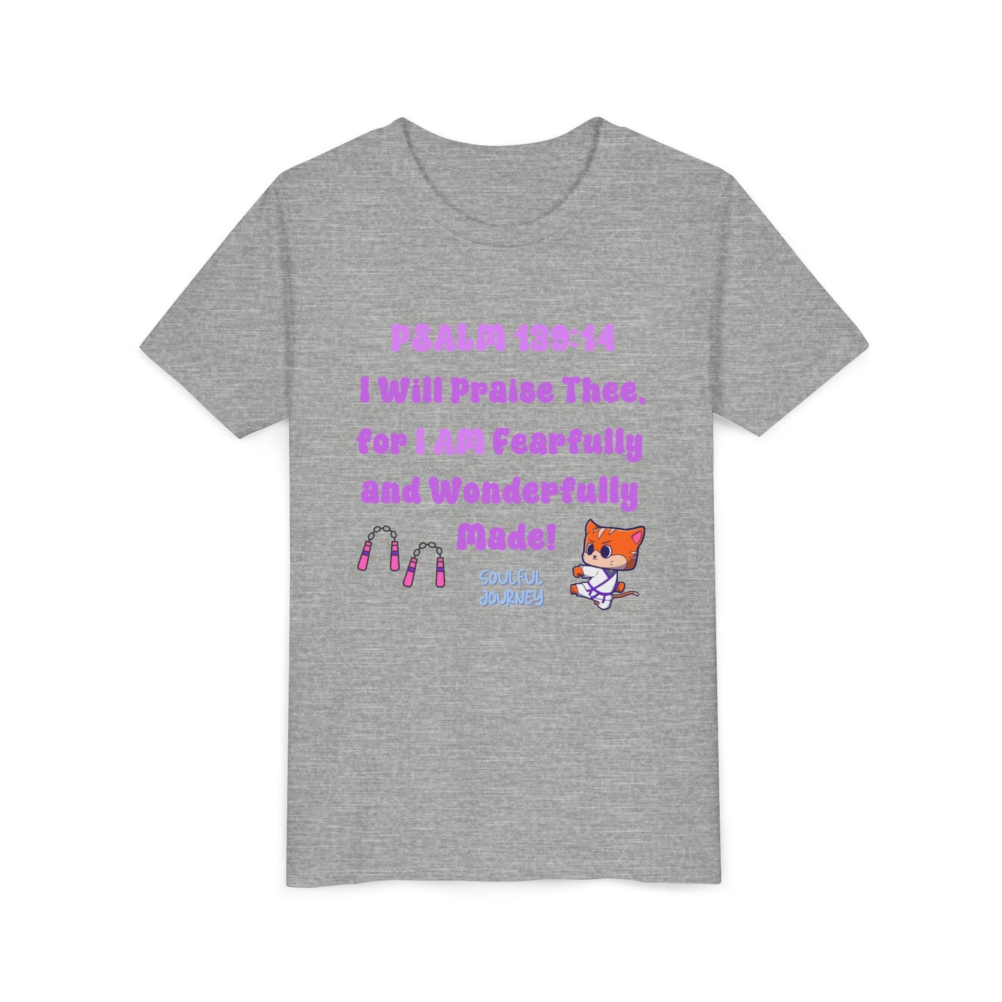 I Am Fearfully and Wonderfully Made! Soft Cotton Tee. -Souful Journey!