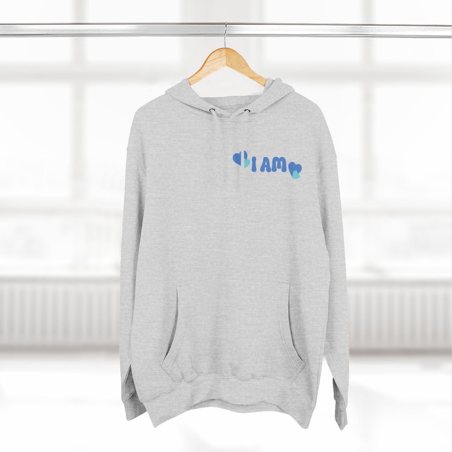 I Am Loved! Unisex Sizing, Fleece Hoodie. -Soulful Journey!