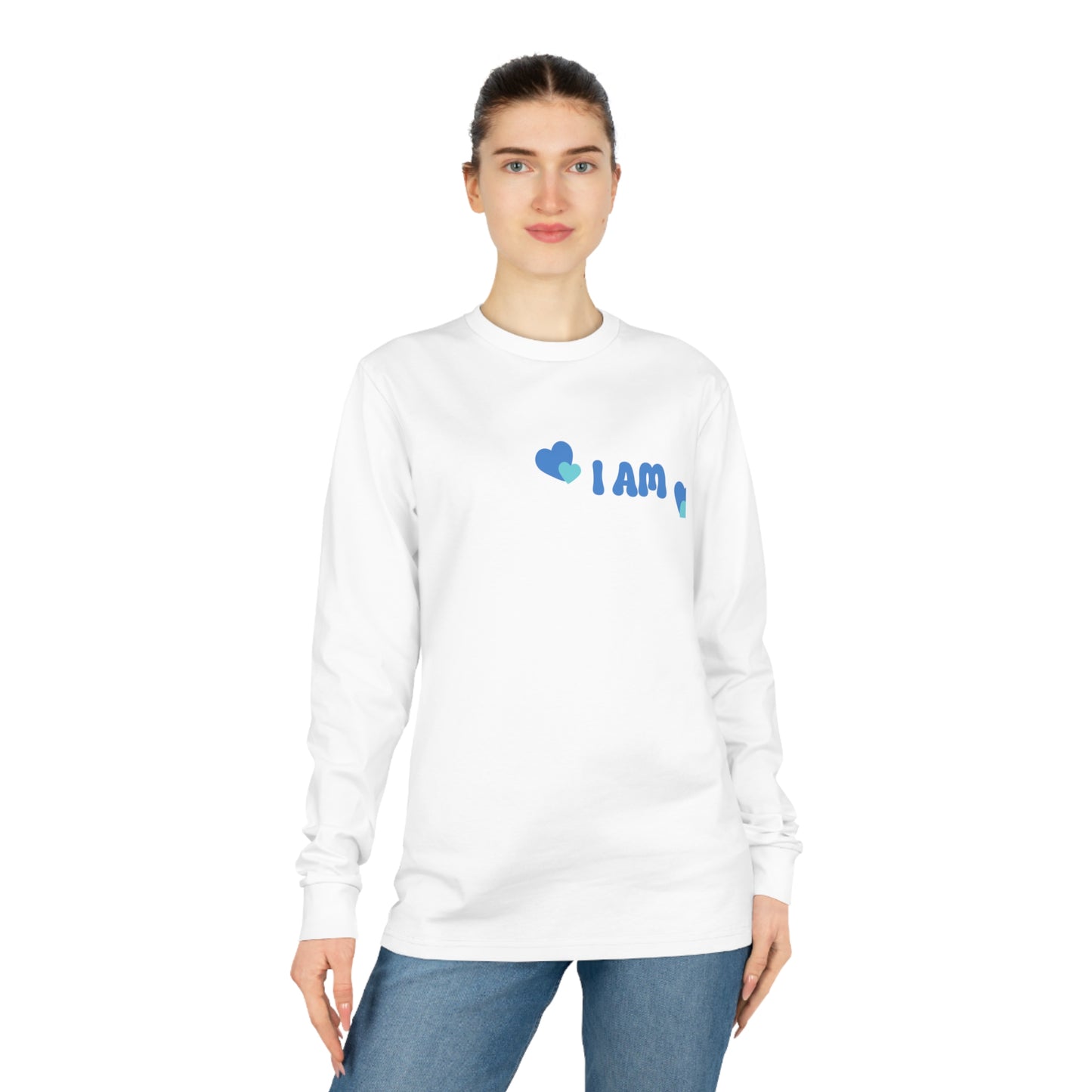 I Am Loved! Organic Long Sleeve Tee. -Soulful Journey!