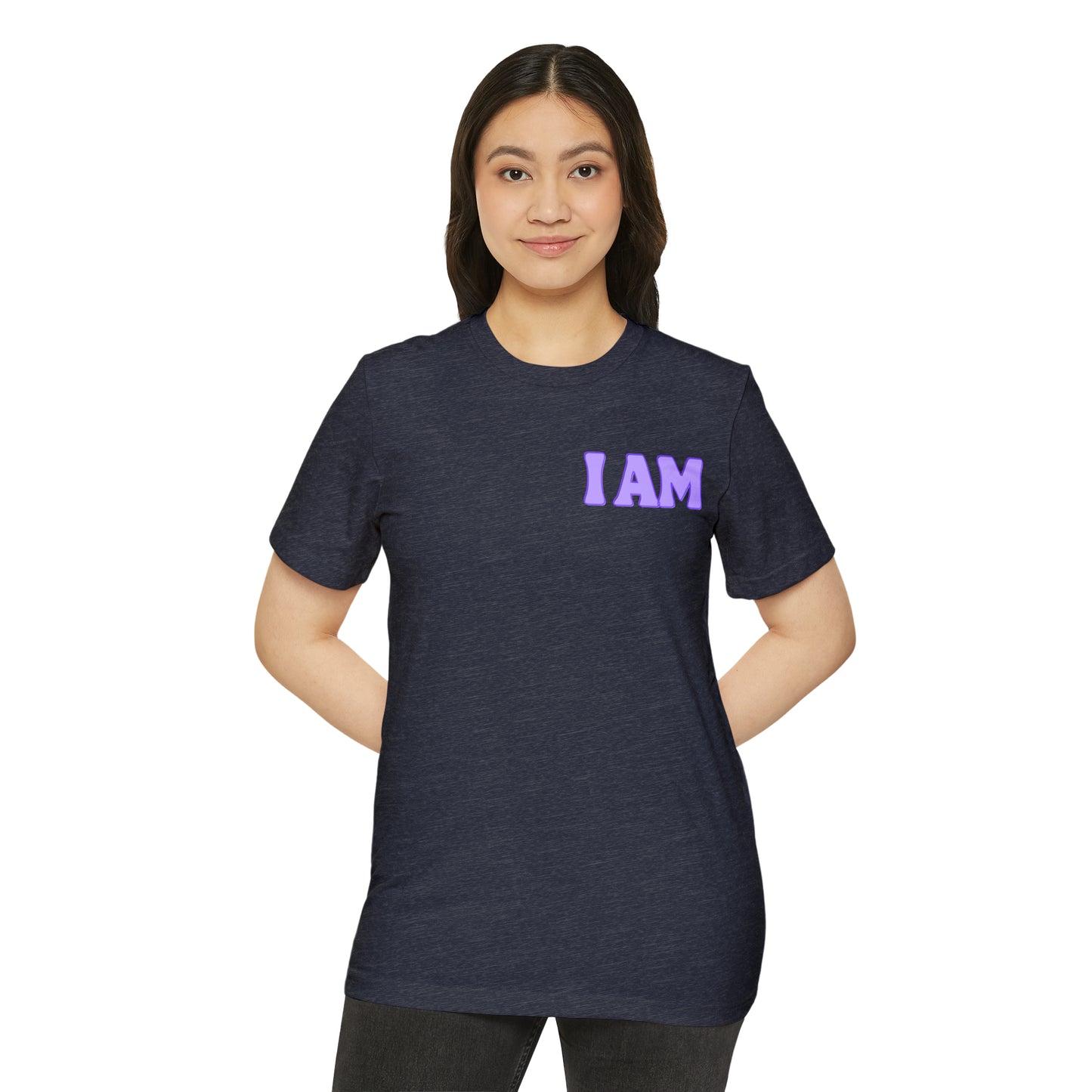 Unisex Recycled Organic T-Shirt. I AM WORTHY! Soulful Journey