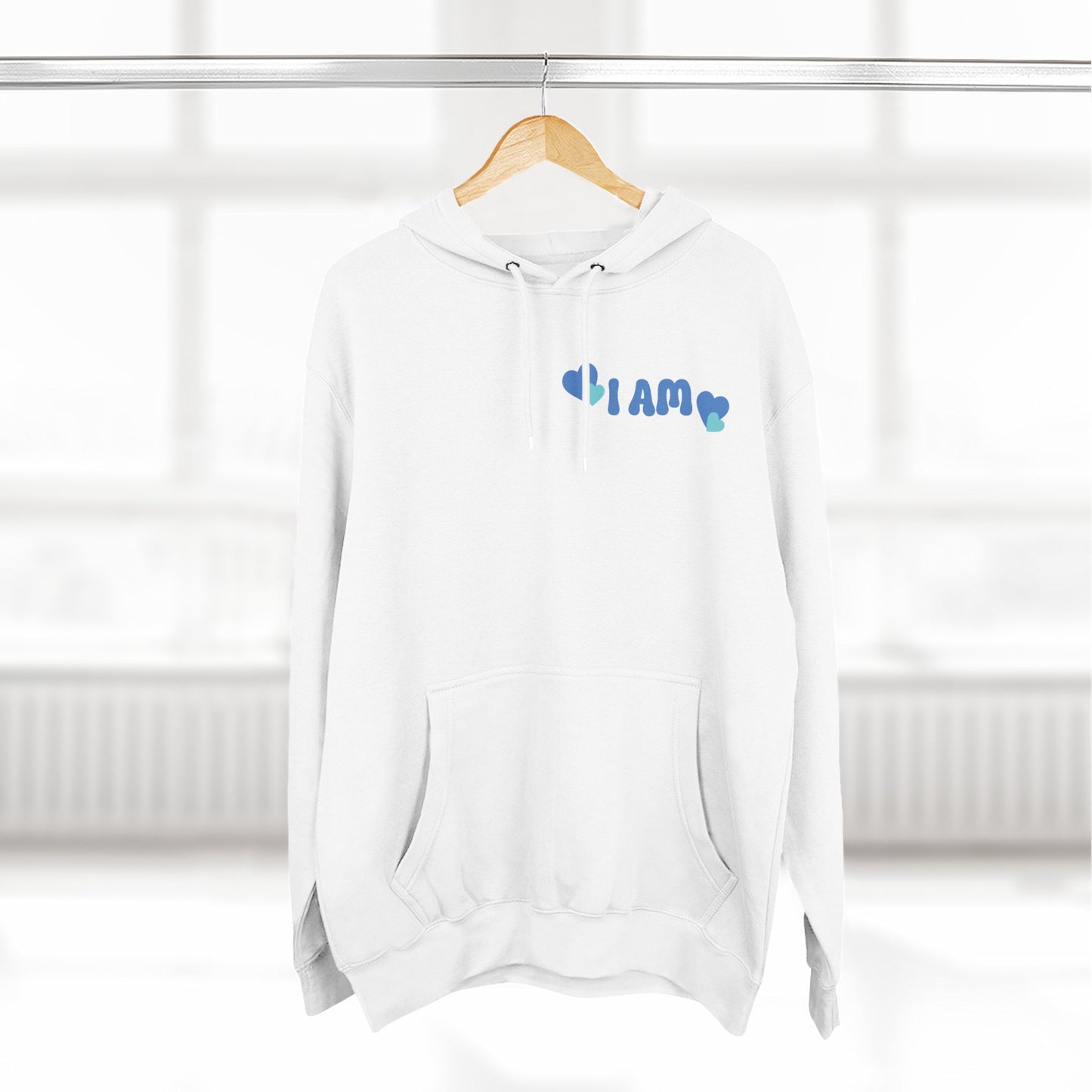 I Am Loved! Unisex Sizing, Fleece Hoodie. -Soulful Journey!
