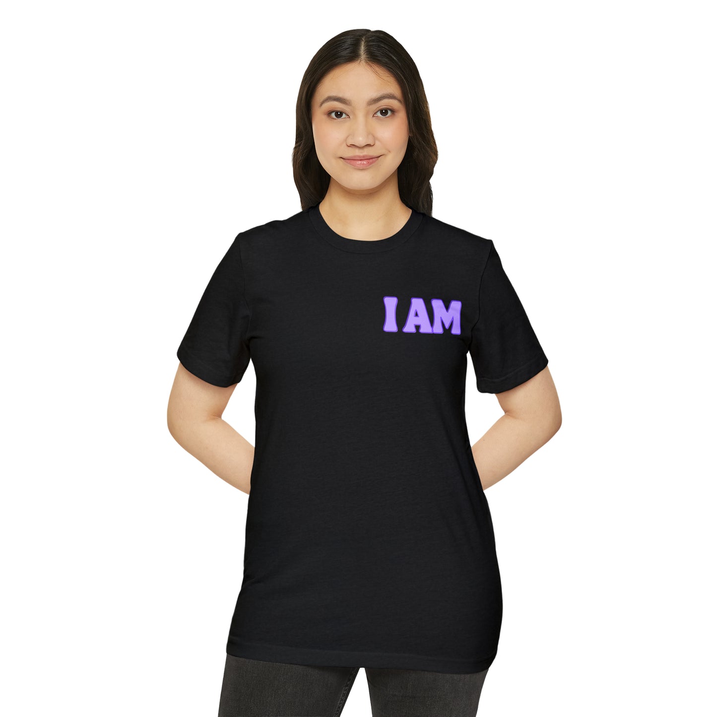 Unisex Recycled Organic T-Shirt. I AM WORTHY! Soulful Journey