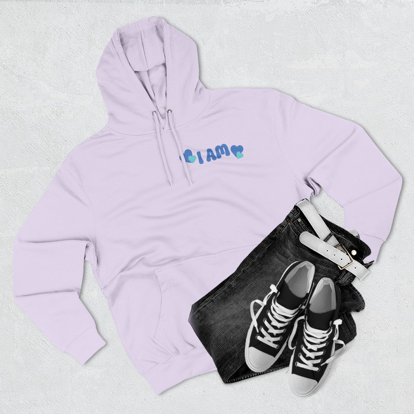 I Am Loved! Unisex Sizing, Fleece Hoodie. -Soulful Journey!