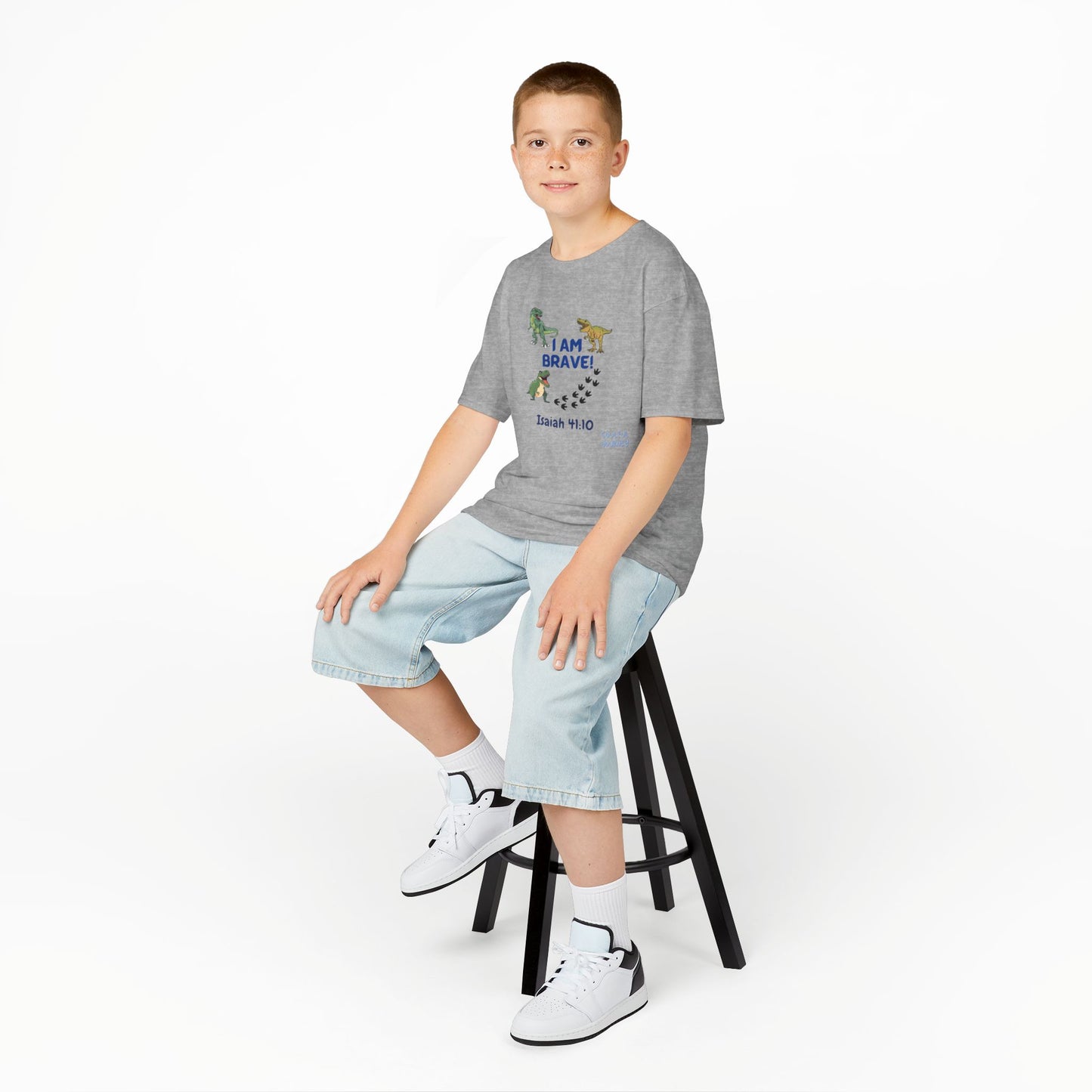 I Am Brave! Boy, Youth Size, Cotton, T-Shirt. -Soulful Journey!