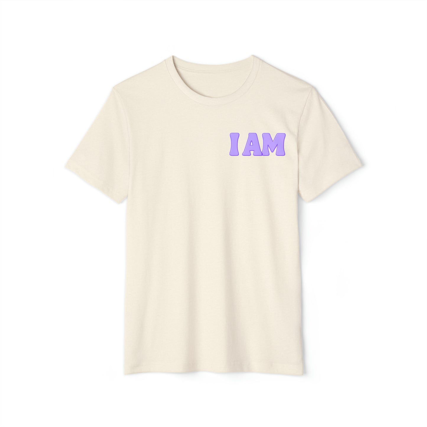 Unisex Recycled Organic T-Shirt. I AM WORTHY! Soulful Journey