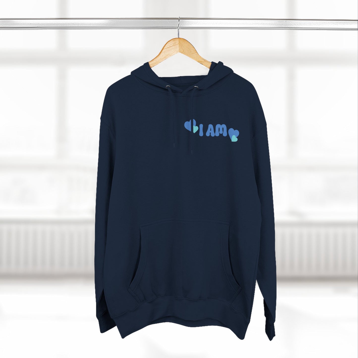 I Am Loved! Unisex Sizing, Fleece Hoodie. -Soulful Journey!