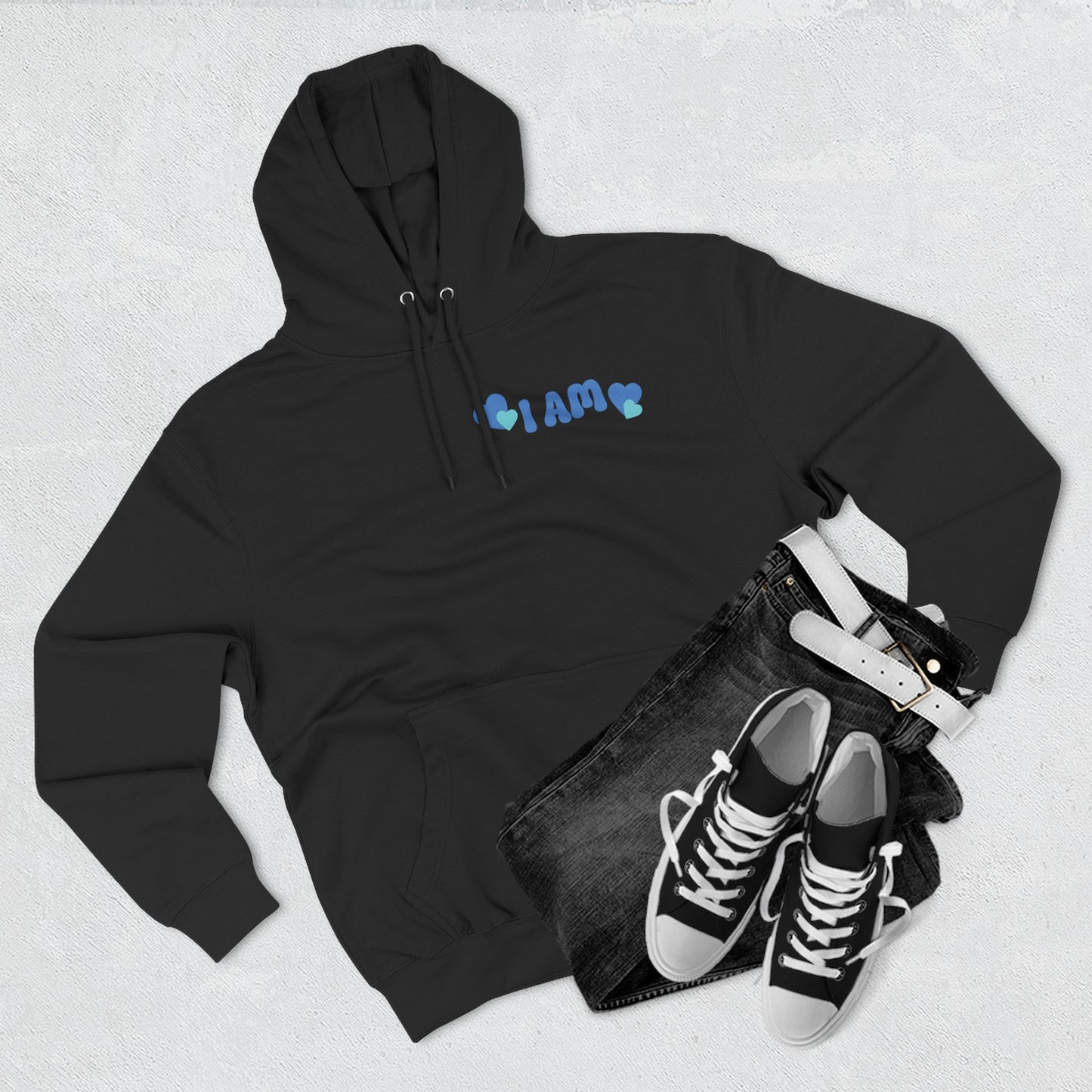 I Am Loved! Unisex Sizing, Fleece Hoodie. -Soulful Journey!