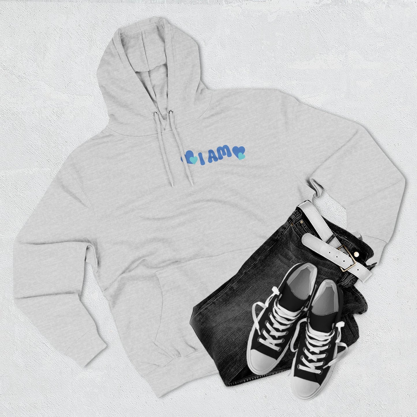 I Am Loved! Unisex Sizing, Fleece Hoodie. -Soulful Journey!