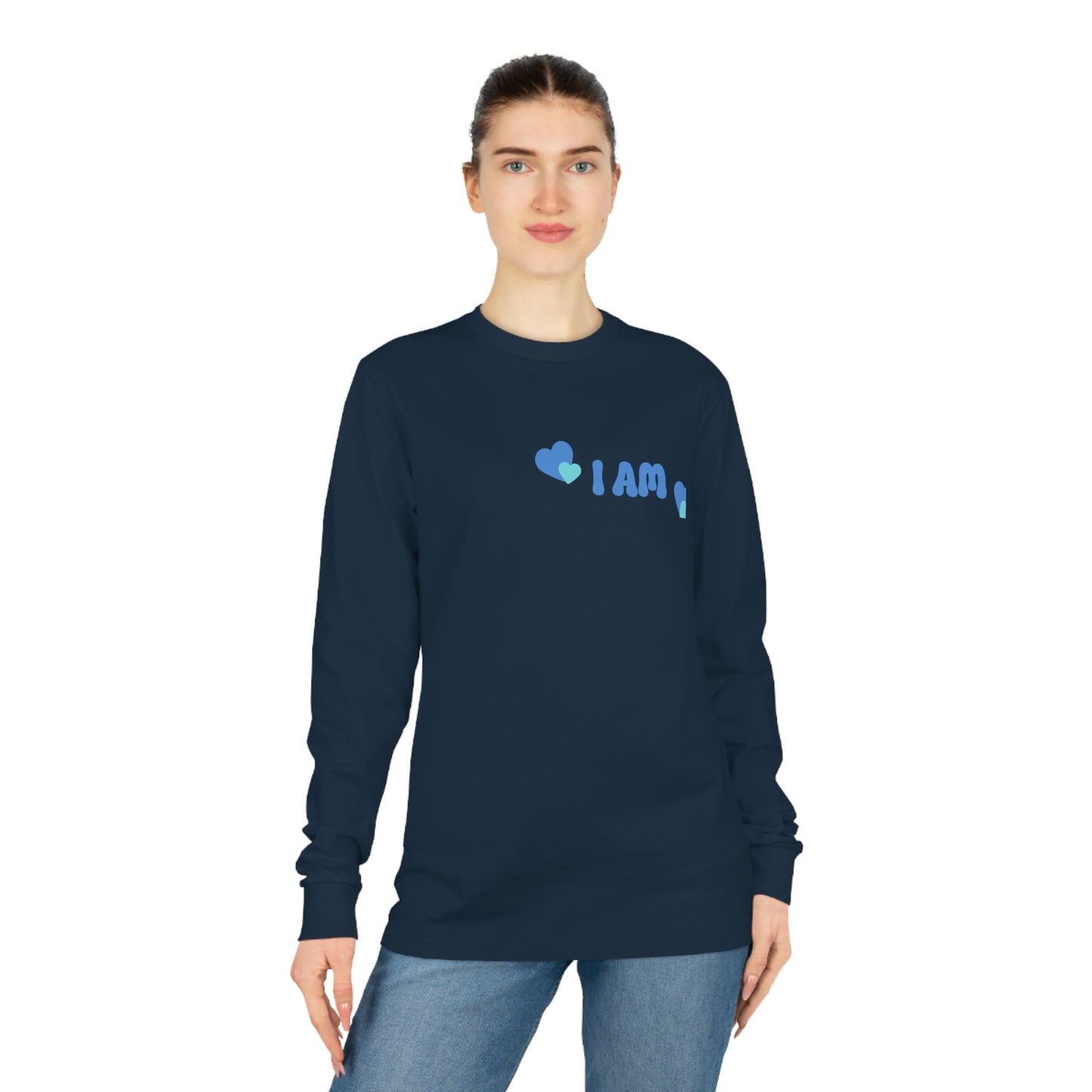 I Am Loved! Organic Long Sleeve Tee. -Soulful Journey!