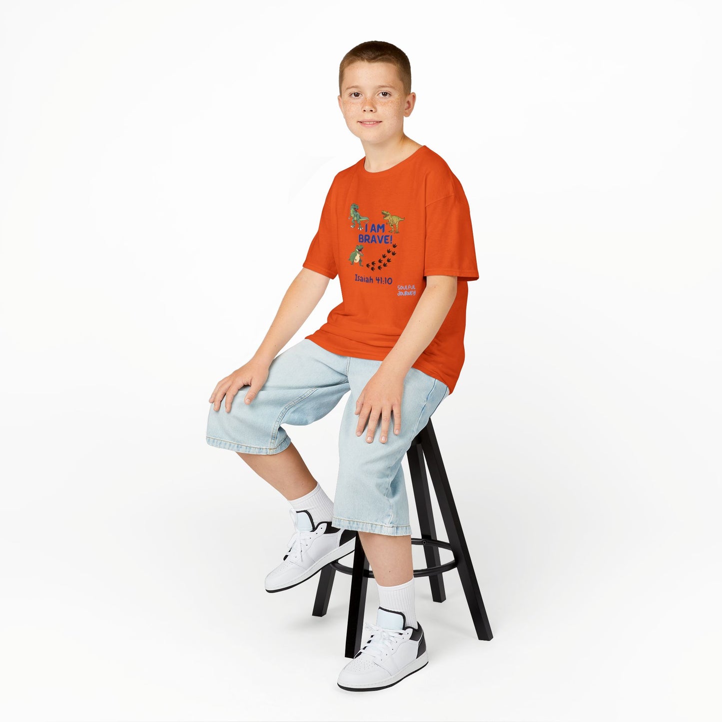 I Am Brave! Boy, Youth Size, Cotton, T-Shirt. -Soulful Journey!