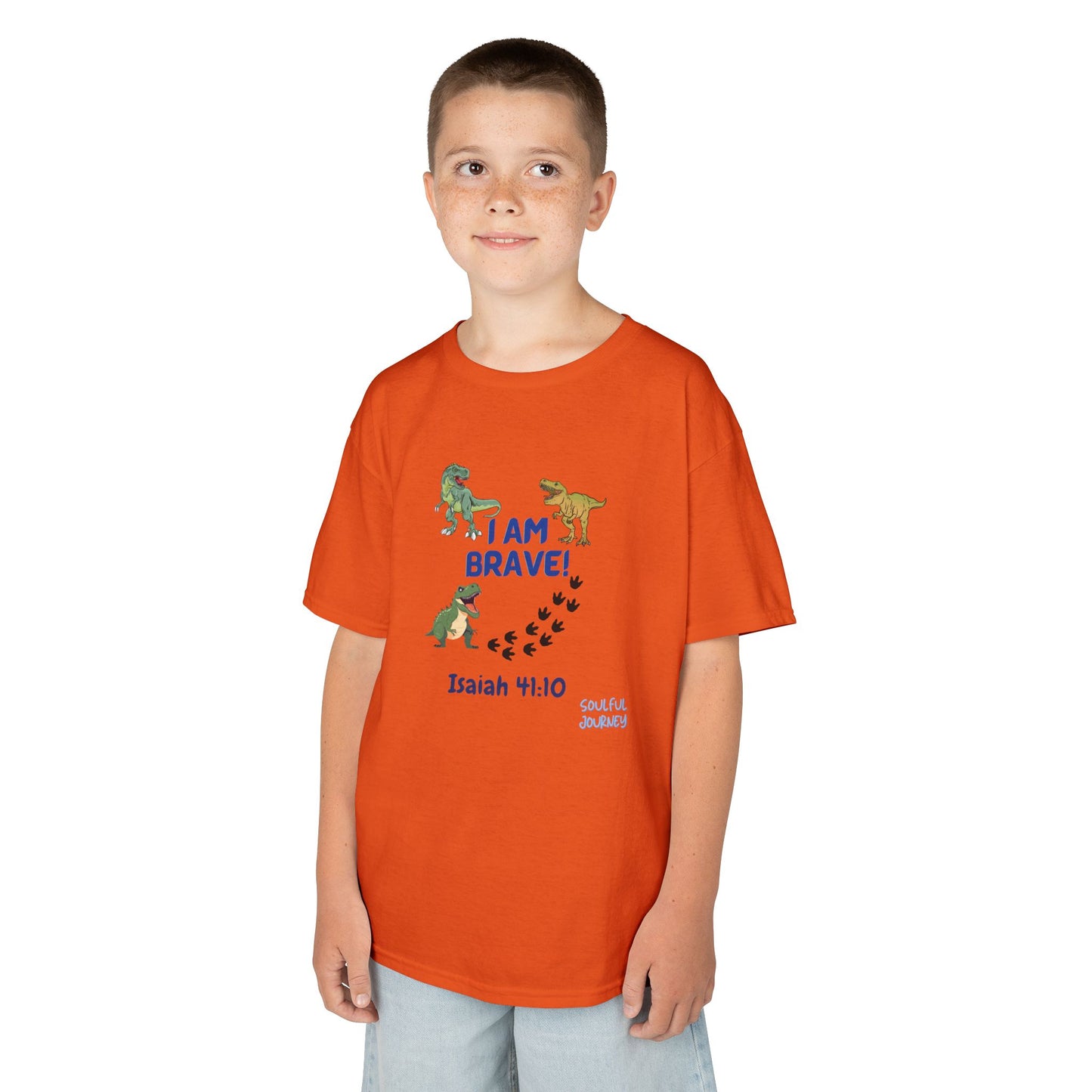 I Am Brave! Boy, Youth Size, Cotton, T-Shirt. -Soulful Journey!