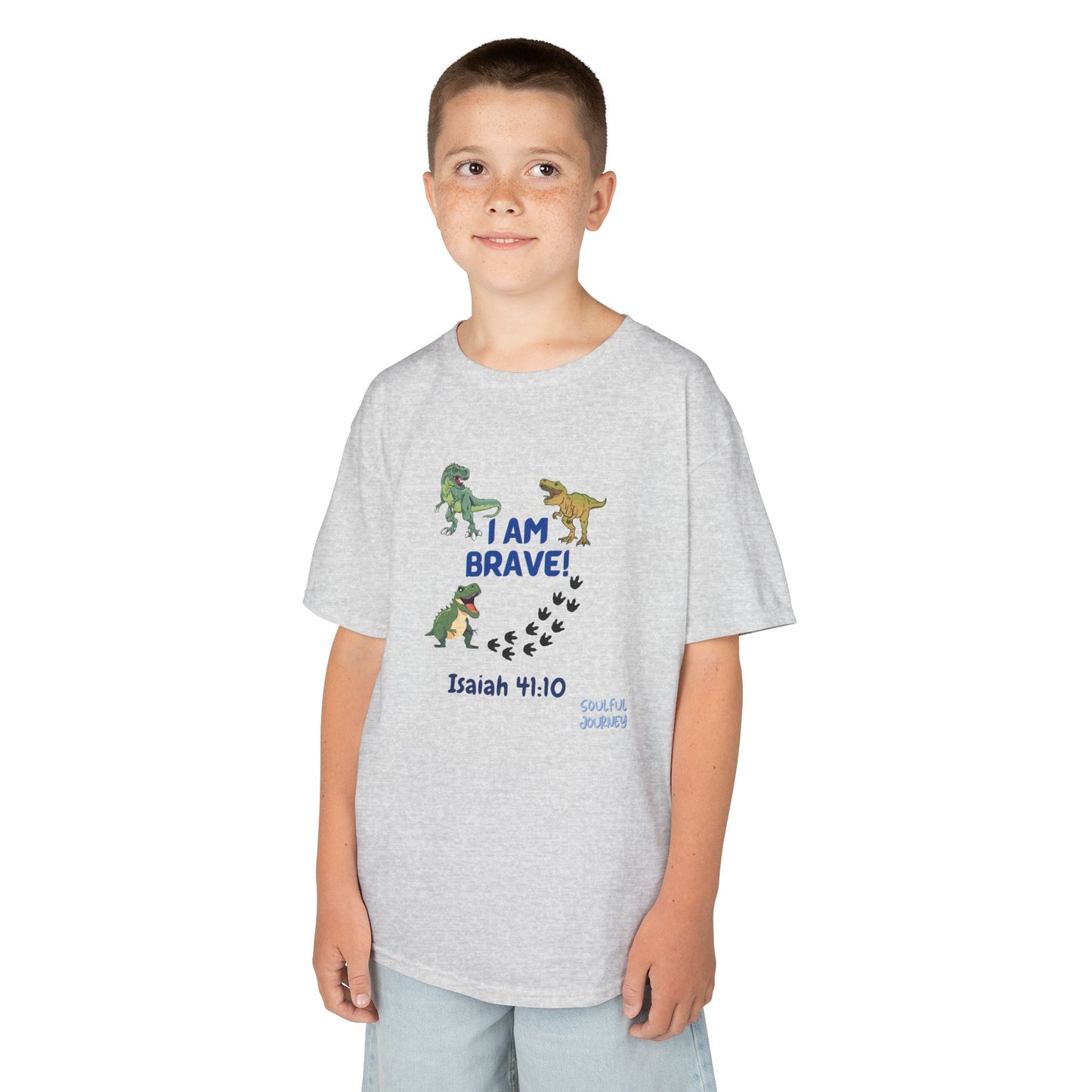 I Am Brave! Boy, Youth Size, Cotton, T-Shirt. -Soulful Journey!