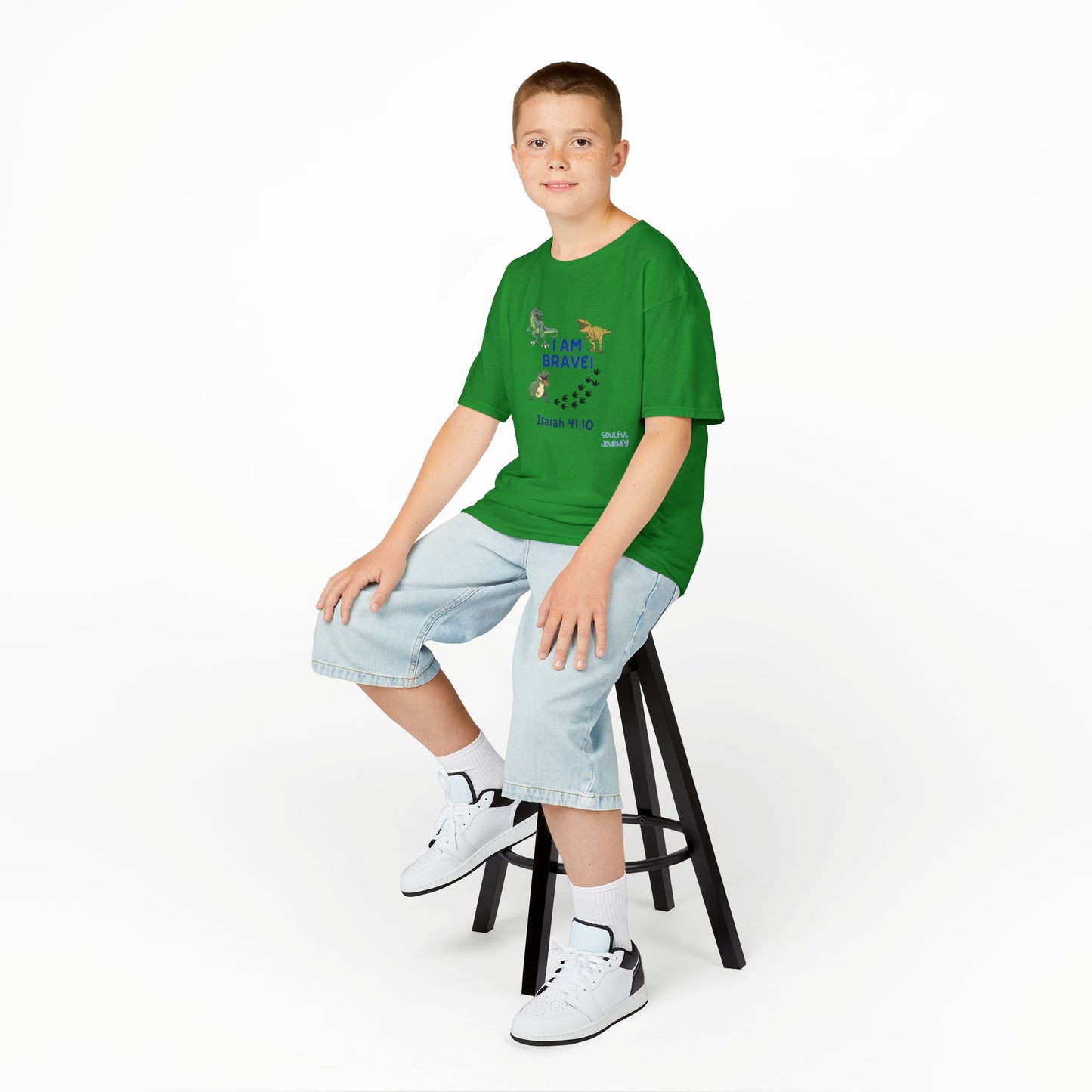 I Am Brave! Boy, Youth Size, Cotton, T-Shirt. -Soulful Journey!