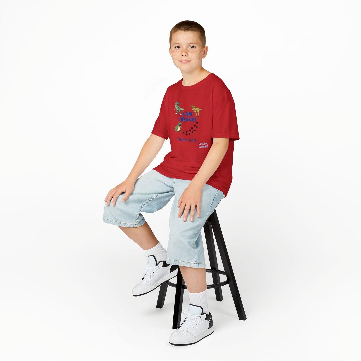 I Am Brave! Boy, Youth Size, Cotton, T-Shirt. -Soulful Journey!