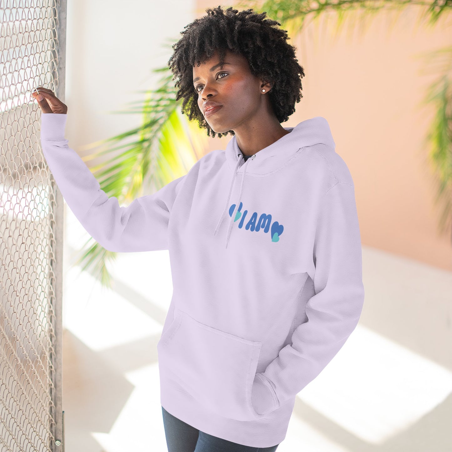 I Am Loved! Unisex Sizing, Fleece Hoodie. -Soulful Journey!