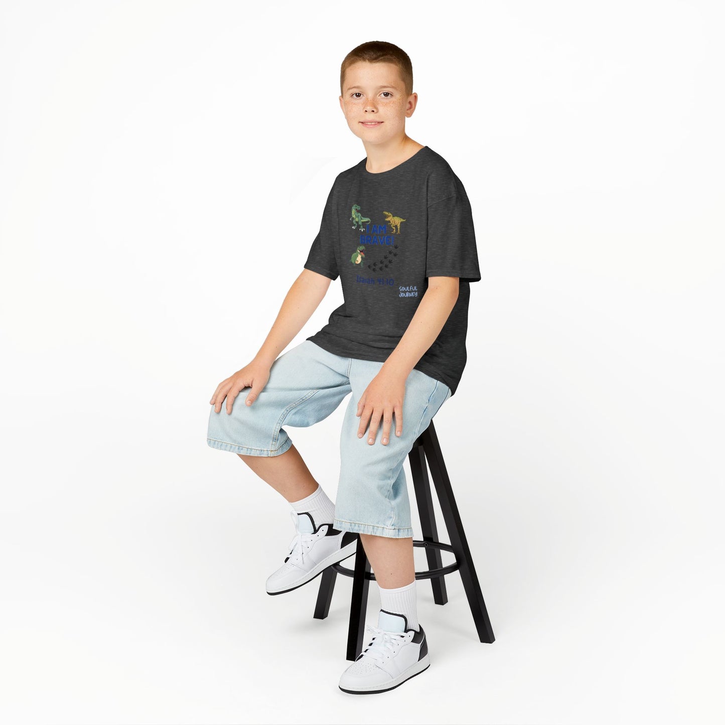 I Am Brave! Boy, Youth Size, Cotton, T-Shirt. -Soulful Journey!