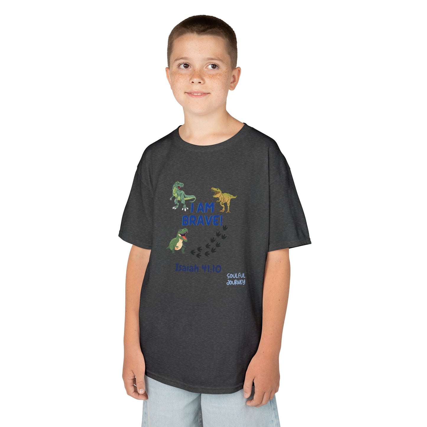 I Am Brave! Boy, Youth Size, Cotton, T-Shirt. -Soulful Journey!