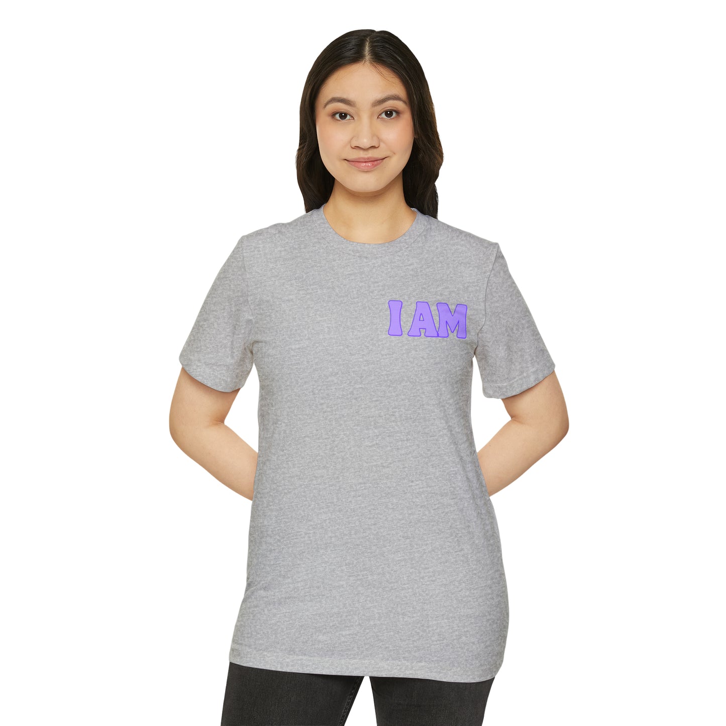 Unisex Recycled Organic T-Shirt. I AM WORTHY! Soulful Journey