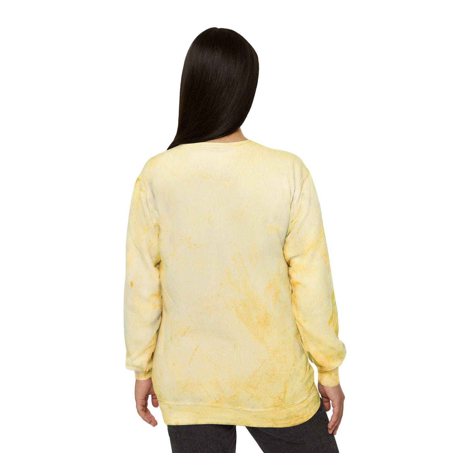 El Roi- The God That Sees Me! Women's, Unisex Sizing, Crewneck, Tie-Dye Sweatshirt. -Soulful Journey!
