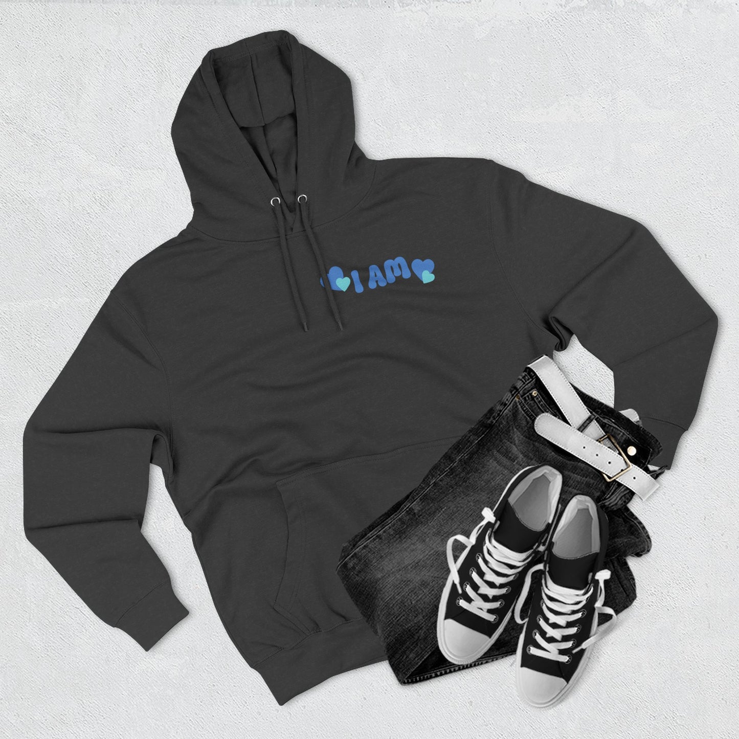I Am Loved! Unisex Sizing, Fleece Hoodie. -Soulful Journey!