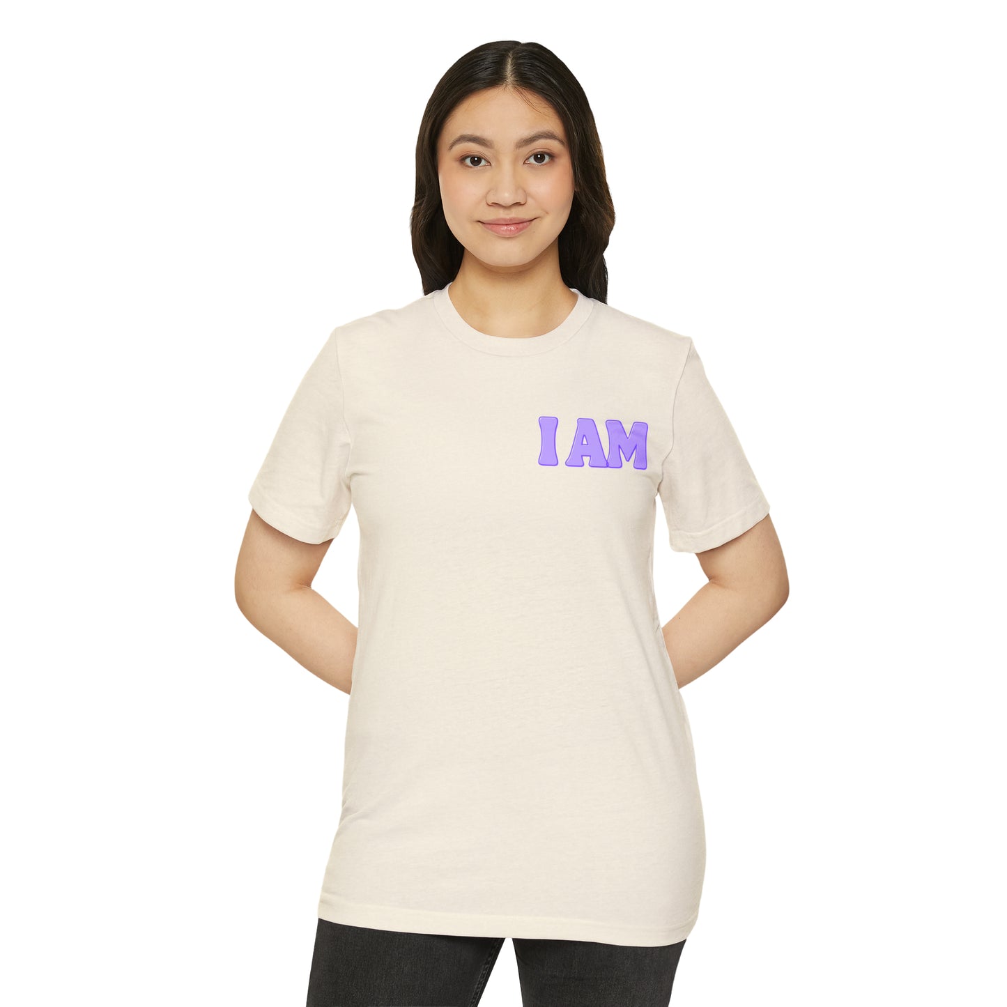 Unisex Recycled Organic T-Shirt. I AM WORTHY! Soulful Journey