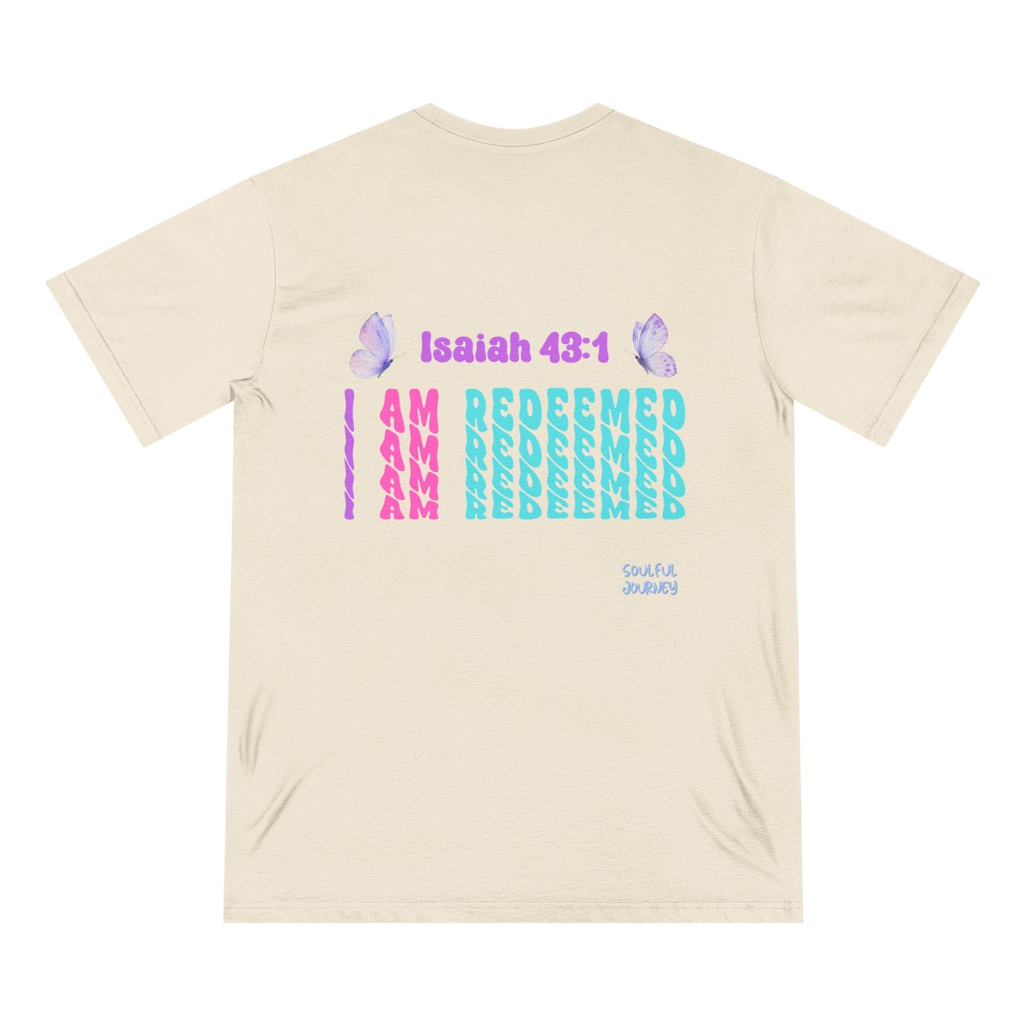 Organic Staple T-shirt I AM REDEEMED Soulful Journey