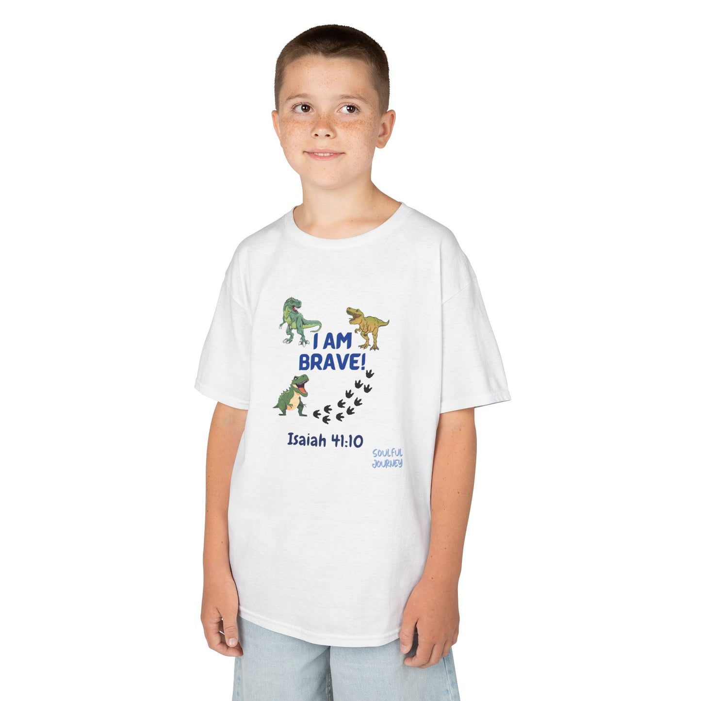 I Am Brave! Boy, Youth Size, Cotton, T-Shirt. -Soulful Journey!