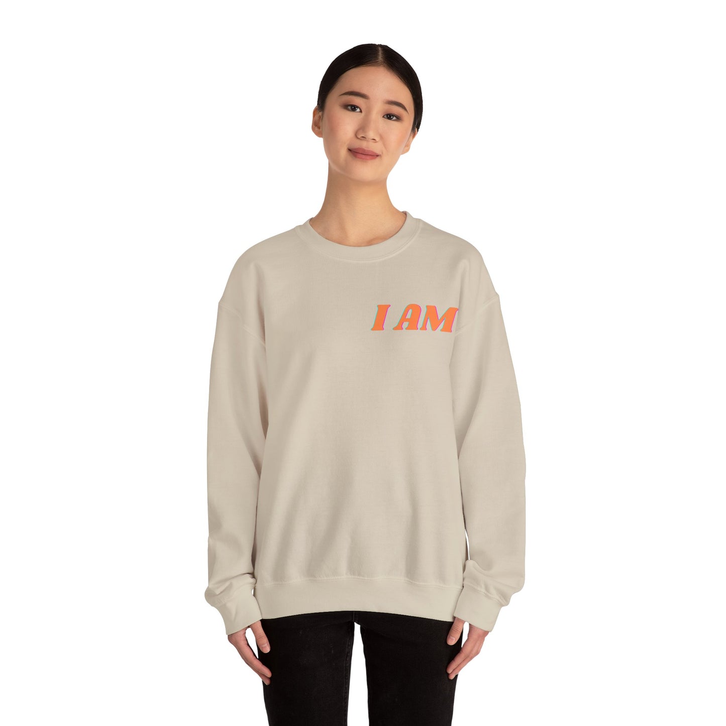 Unisex Heavy Blend™ Crewneck Sweatshirt I Am Enough! SOULFUL JOURNEY