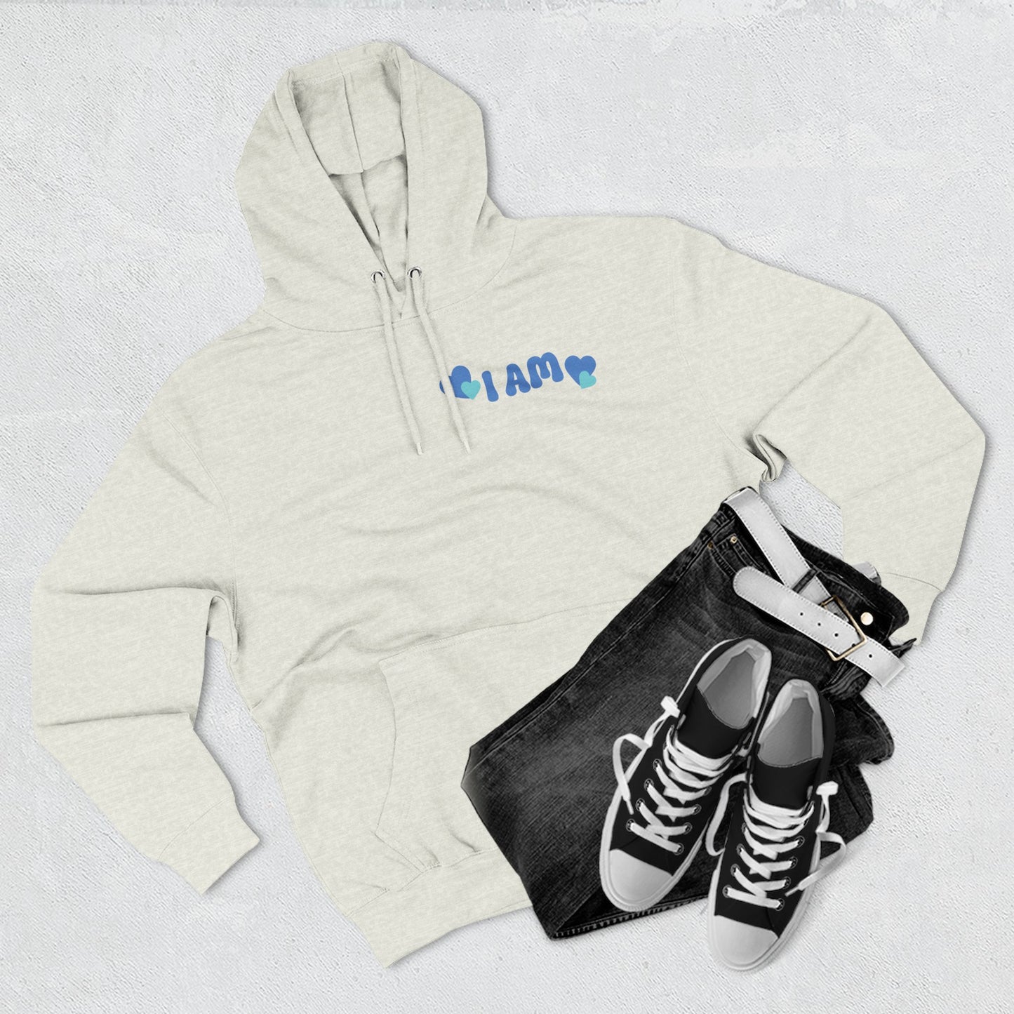 I Am Loved! Unisex Sizing, Fleece Hoodie. -Soulful Journey!