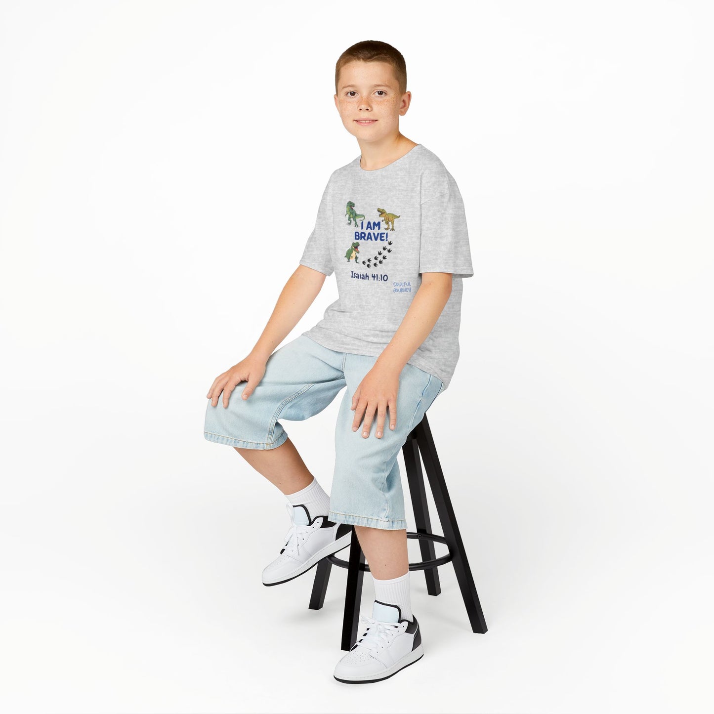 I Am Brave! Boy, Youth Size, Cotton, T-Shirt. -Soulful Journey!