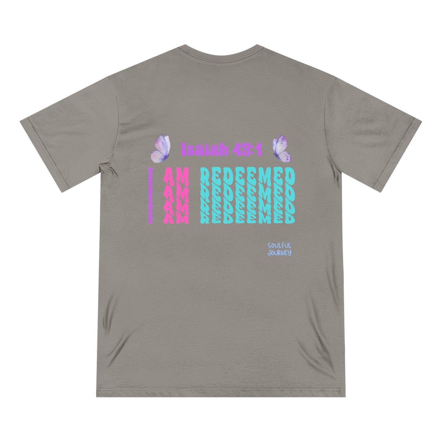 Organic Staple T-shirt I AM REDEEMED Soulful Journey