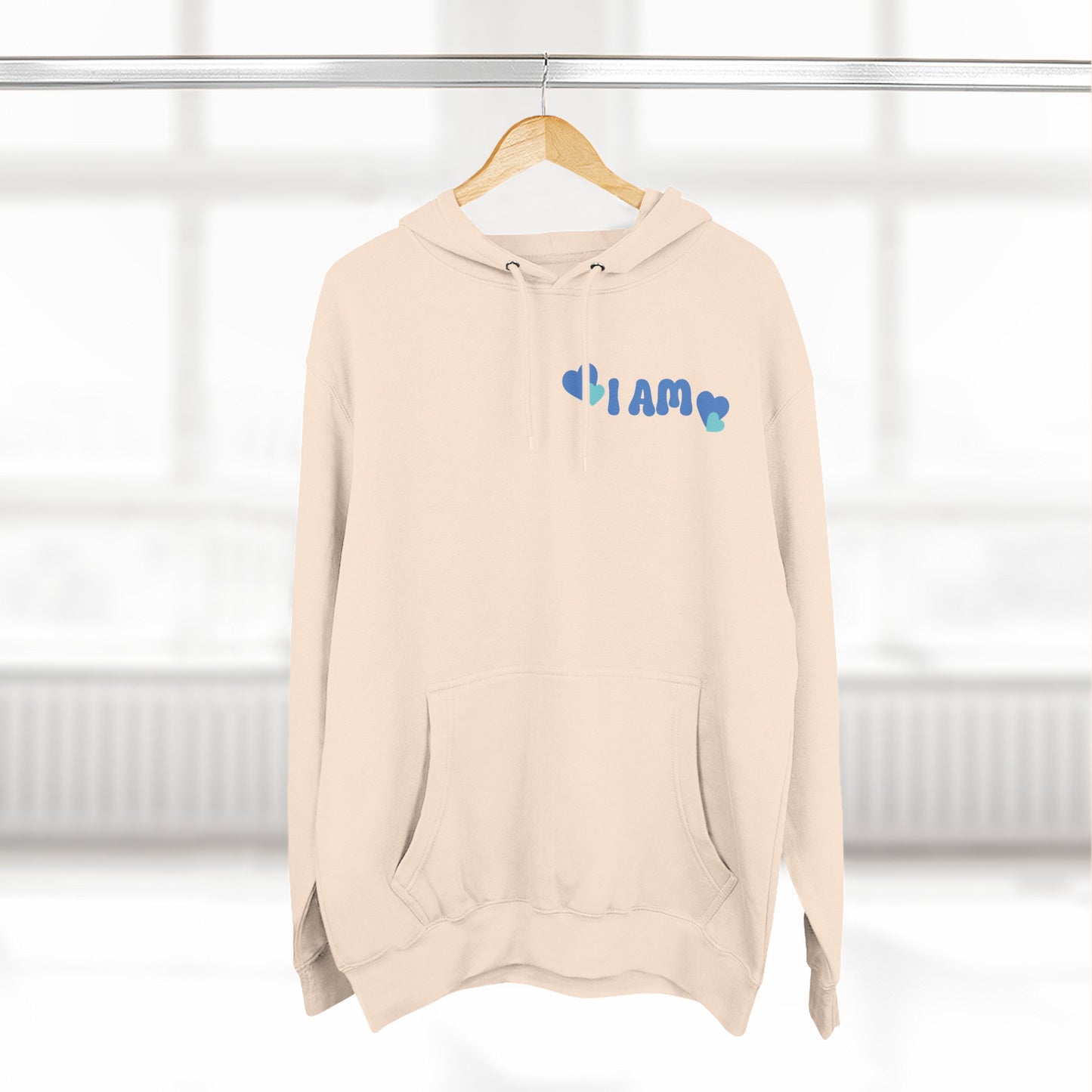 I Am Loved! Unisex Sizing, Fleece Hoodie. -Soulful Journey!
