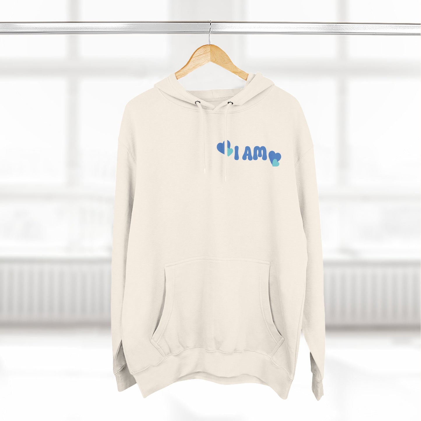 I Am Loved! Unisex Sizing, Fleece Hoodie. -Soulful Journey!