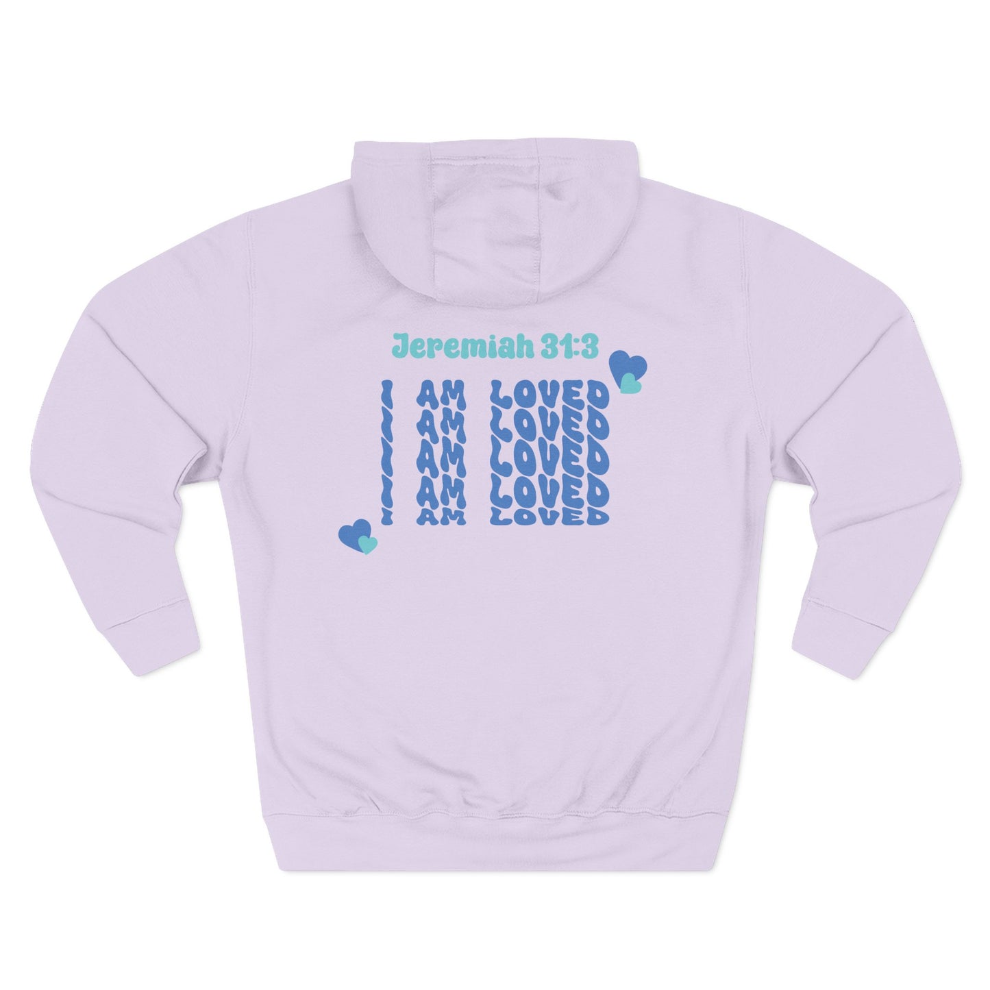 I Am Loved! Unisex Sizing, Fleece Hoodie. -Soulful Journey!