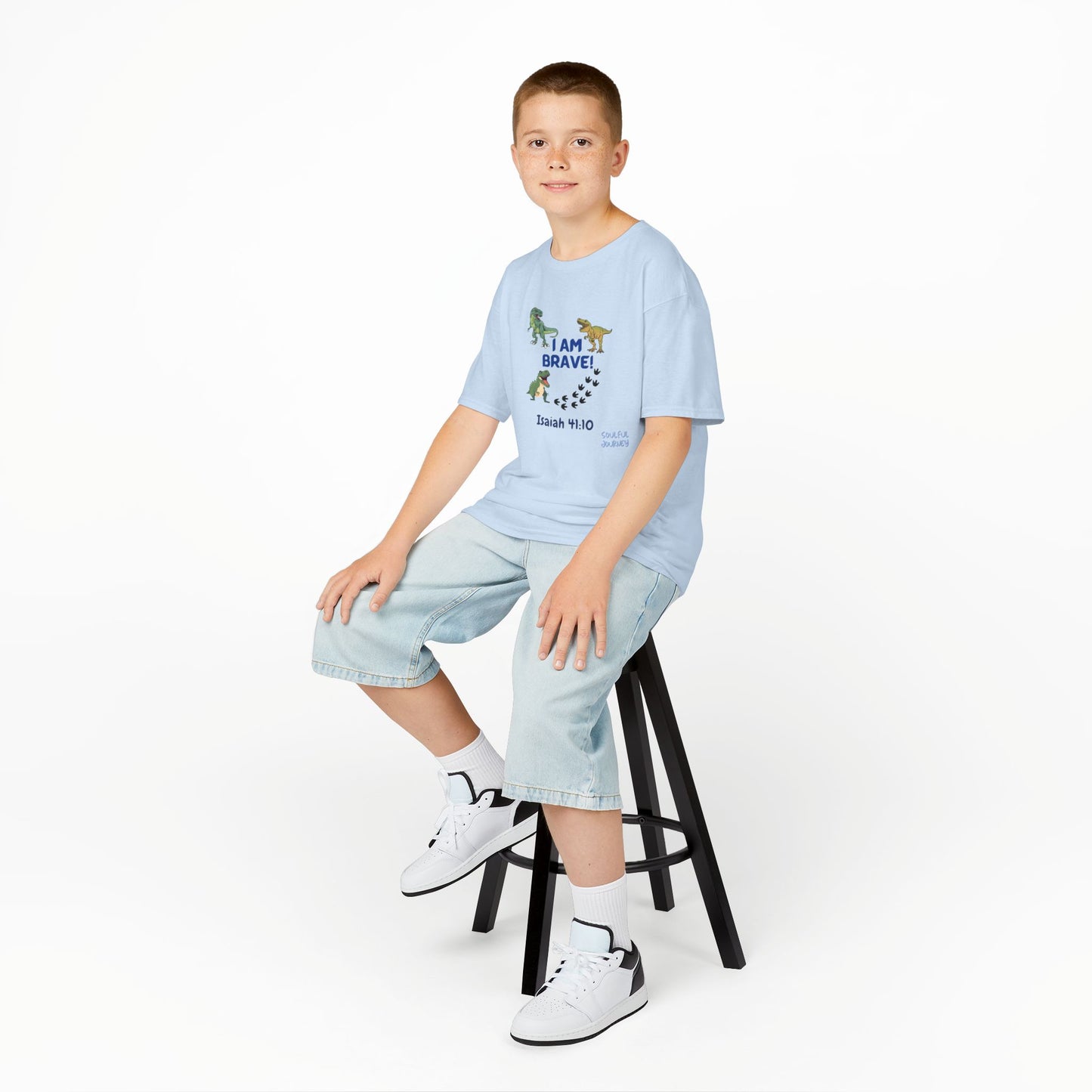 I Am Brave! Boy, Youth Size, Cotton, T-Shirt. -Soulful Journey!