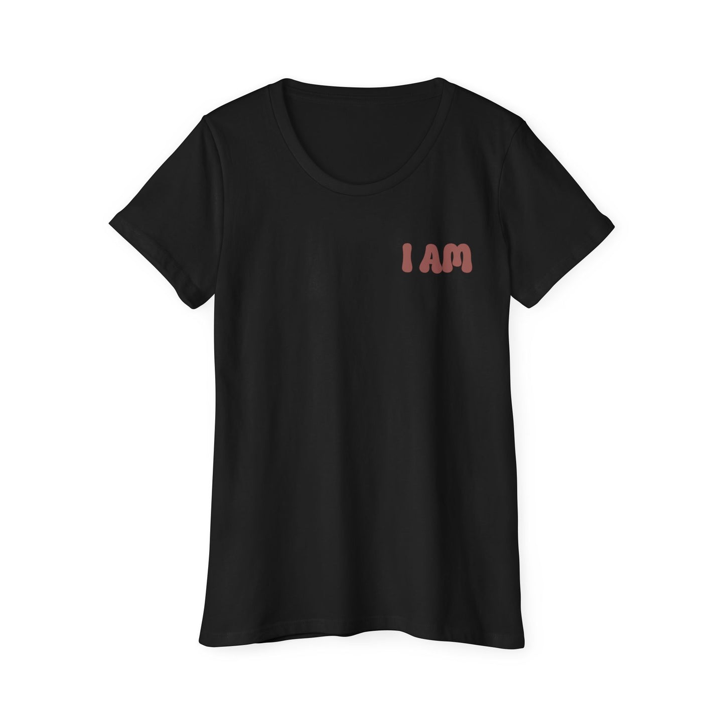 God Says That , I Am Worthy! Organic, Women's, Short Sleeve T-Shirt. -Soulful Journey!