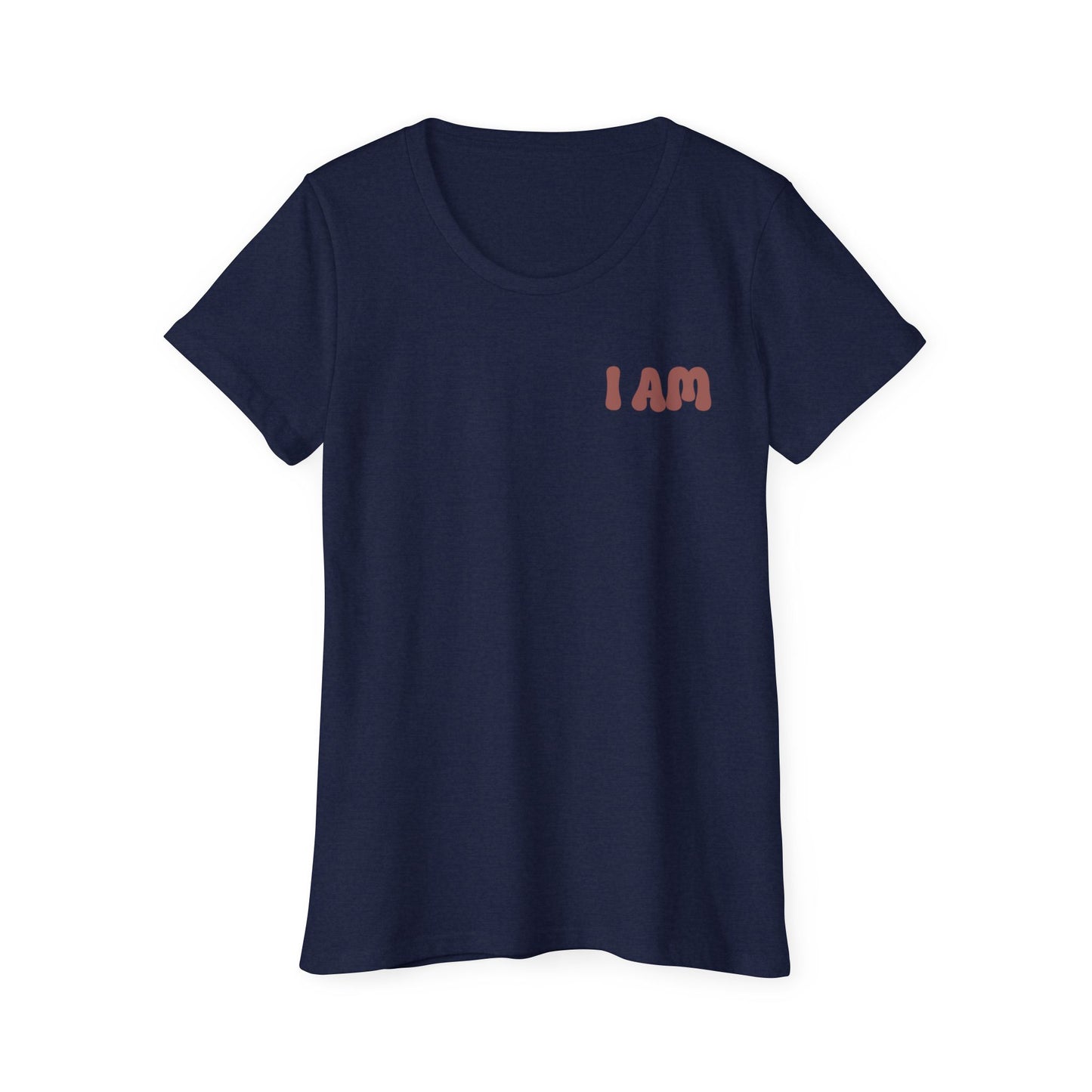 God Says That , I Am Worthy! Organic, Women's, Short Sleeve T-Shirt. -Soulful Journey!