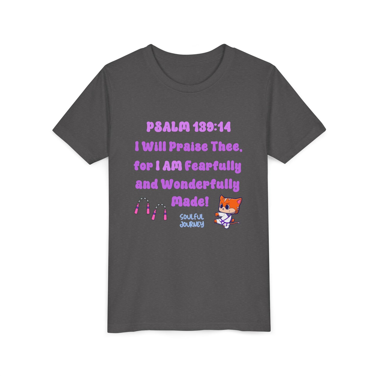 I Am Fearfully and Wonderfully Made! Soft Cotton Tee. -Souful Journey!