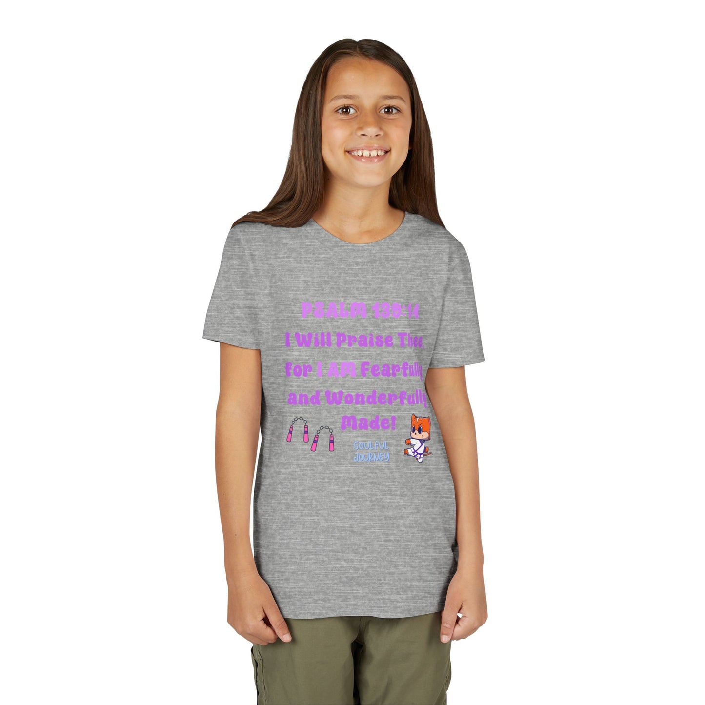 I Am Fearfully and Wonderfully Made! Soft Cotton Tee. -Souful Journey!
