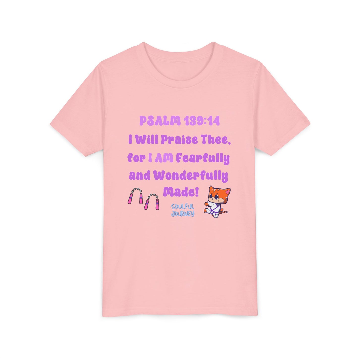 I Am Fearfully and Wonderfully Made! Soft Cotton Tee. -Souful Journey!