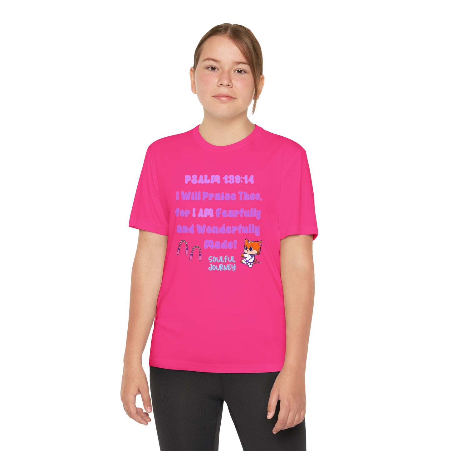 I Am Fearfully and Wonderfully Made! Moisture Wicking T-Shirt. -Soulful Journey!
