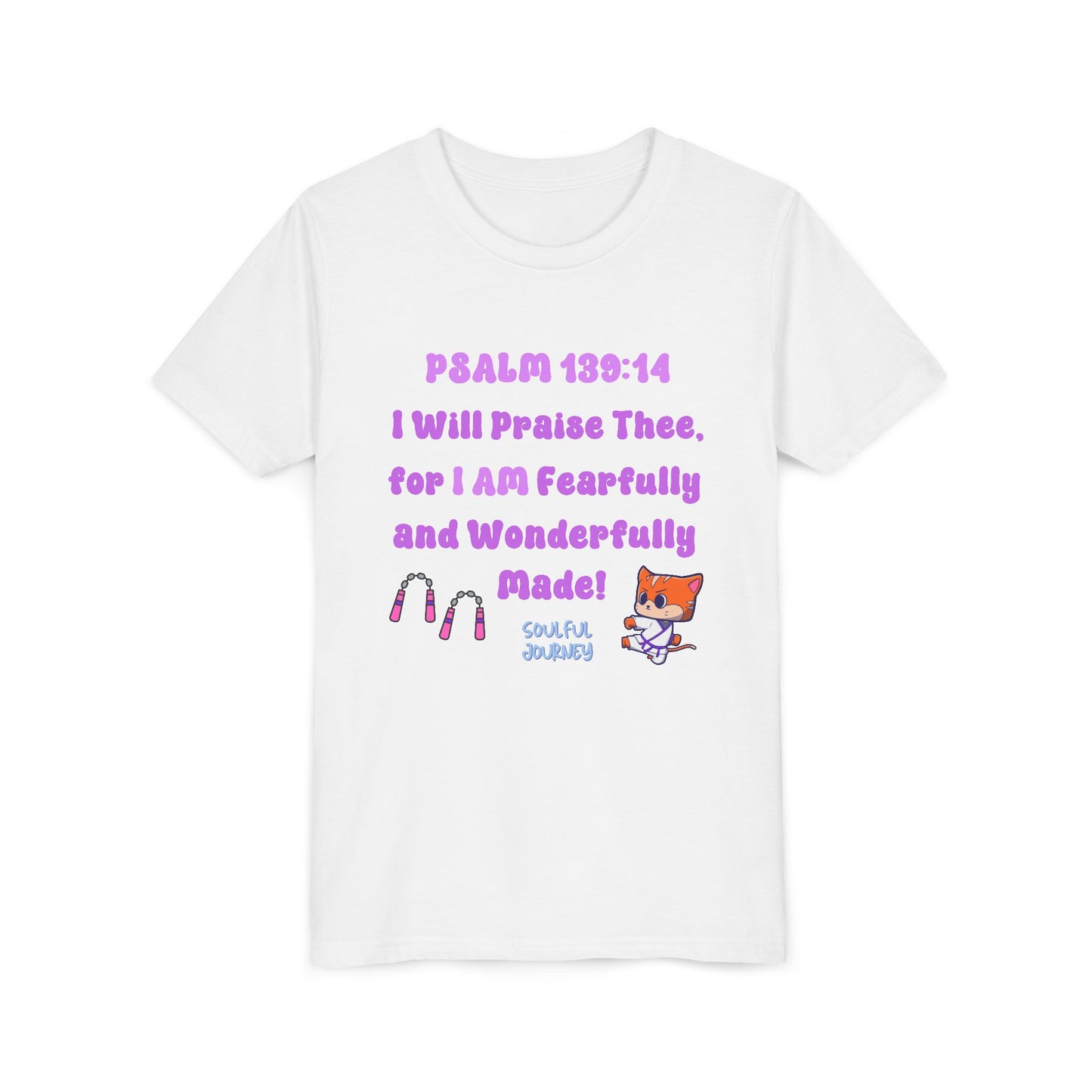 I Am Fearfully and Wonderfully Made! Soft Cotton Tee. -Souful Journey!